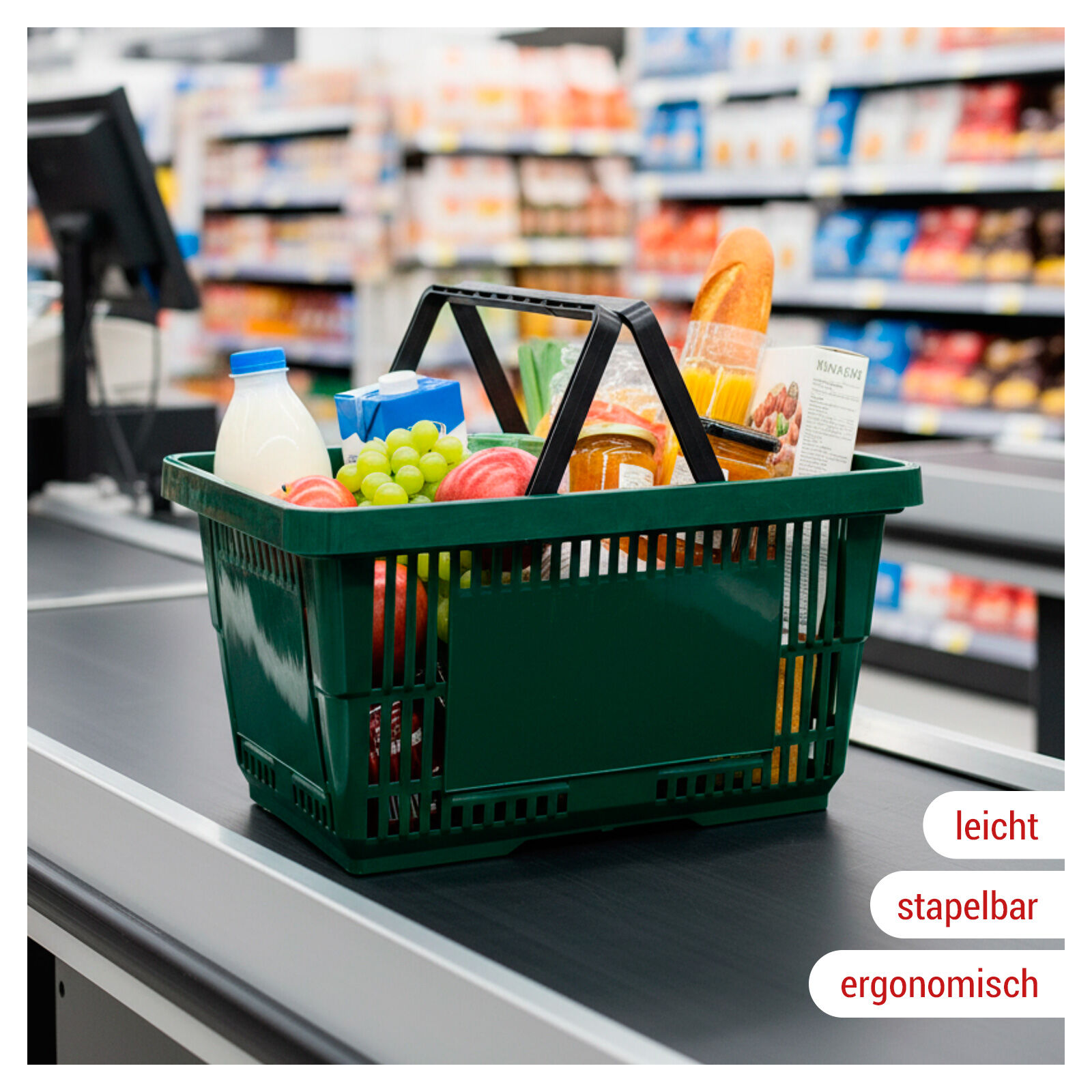 Einkaufskorb Basic grn Bild 2
