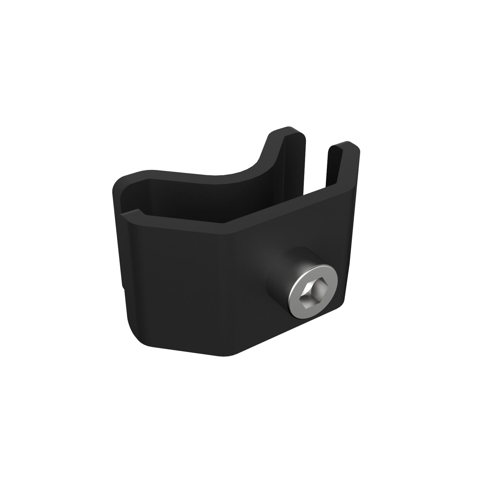 Winkelverbinder (90), schwarz matt, 45x23x25 mm