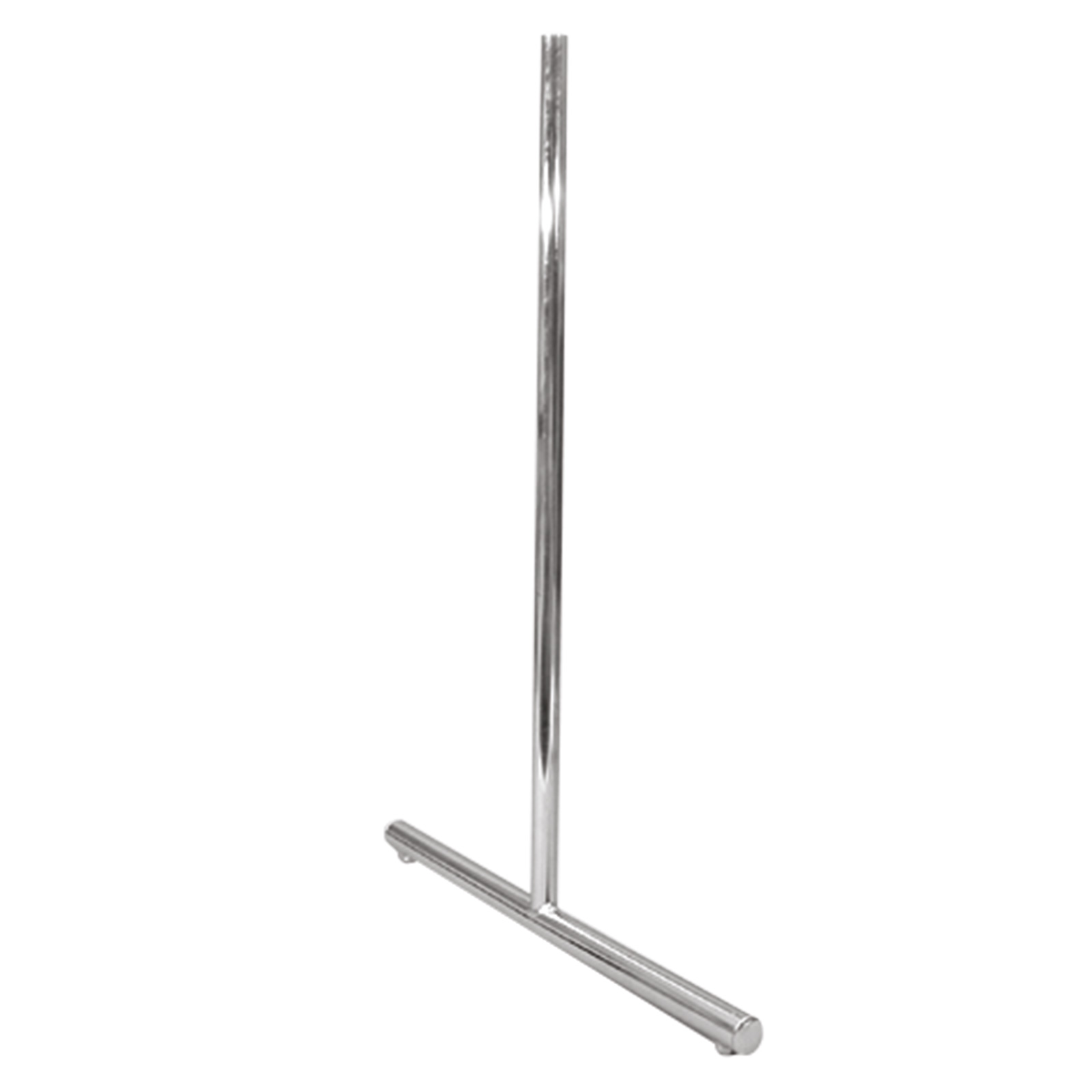 T-Stnder fr Ladenbaugitter, chrom, 835x600x32 mm