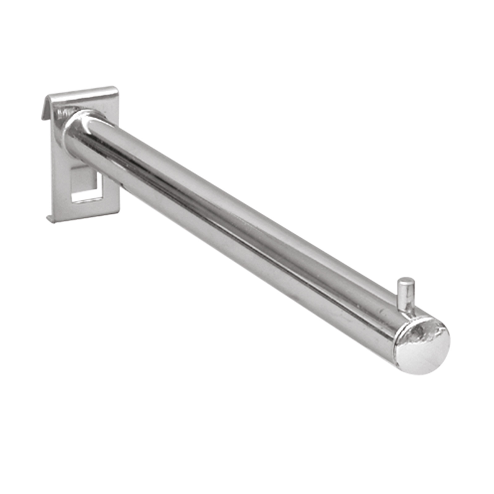 Abhngearm gerade fr Gitter, chrom, 25x315 mm