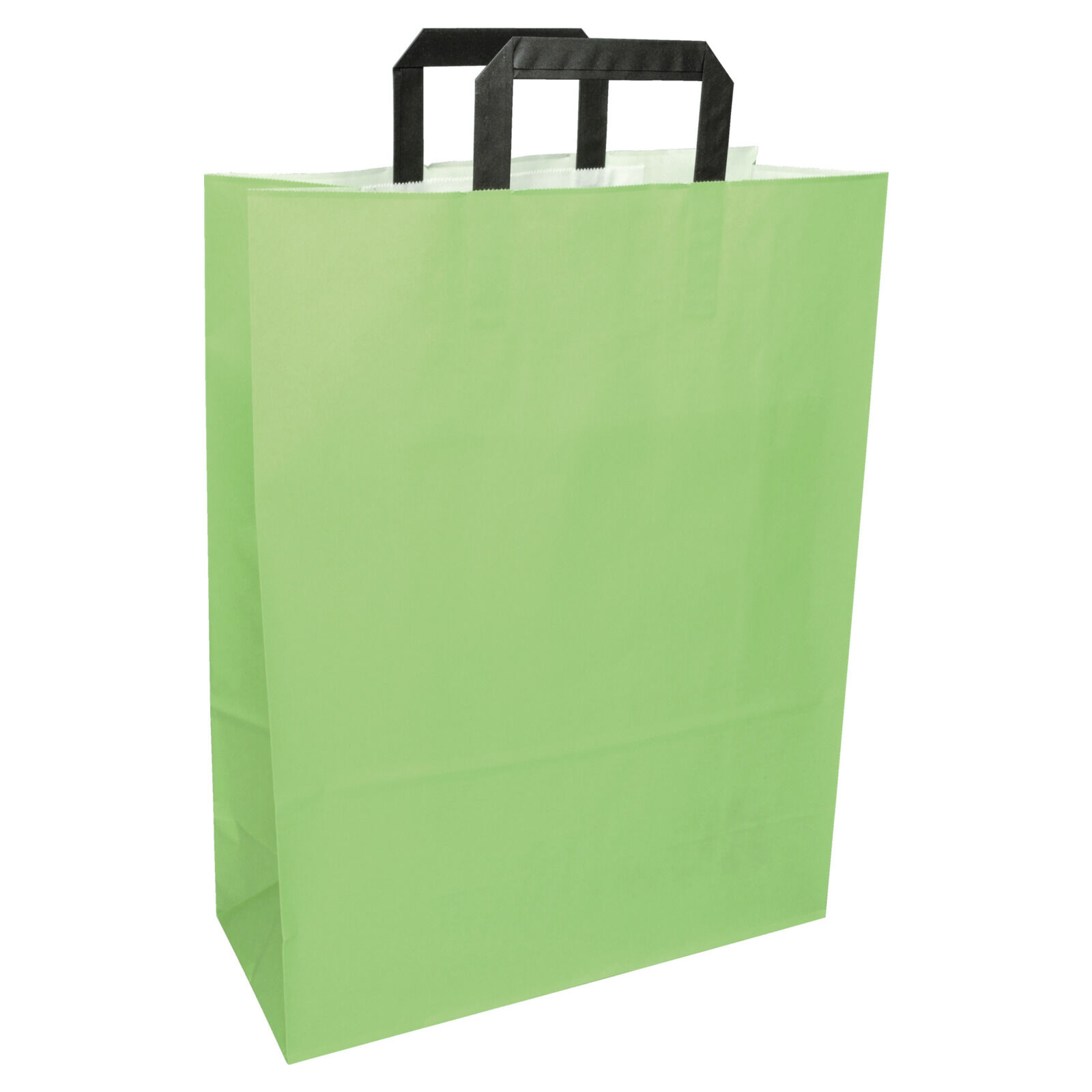 Papiertragetaschen farbig mit Flachhenkel Bild 2