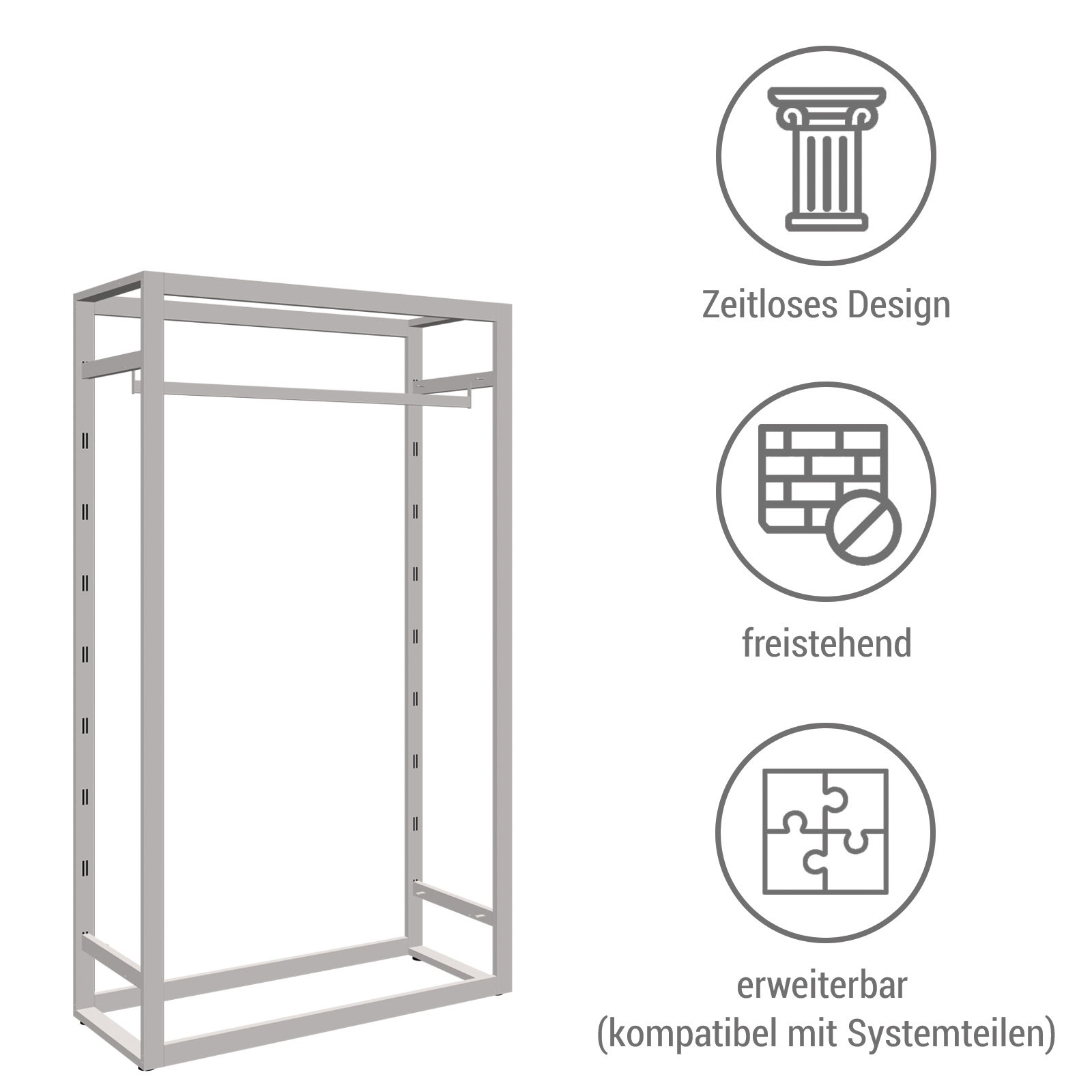 Ladenbauregal Venezia 185 2FB1TR Bild 3