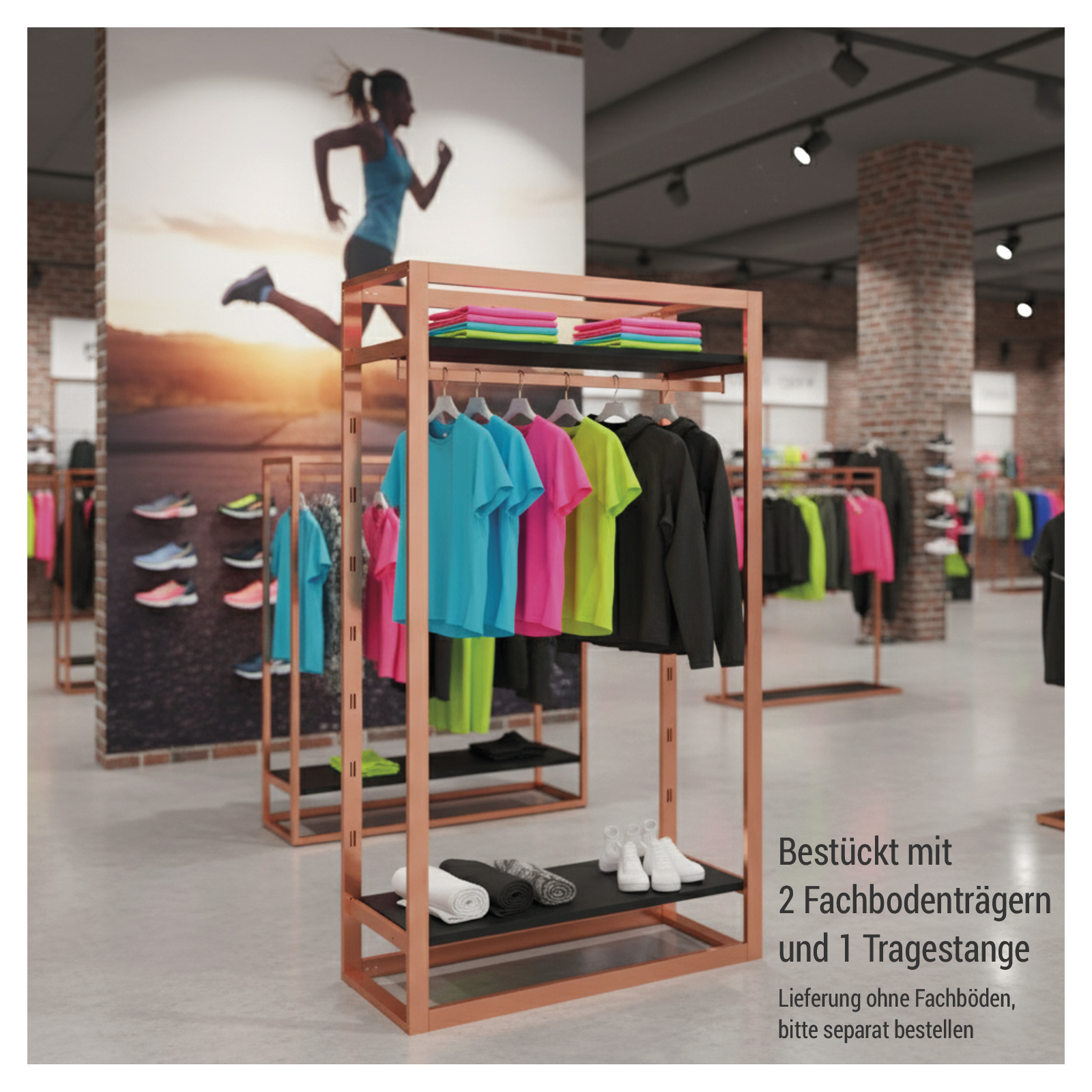 Ladenbauregal Venezia 185 2FB1TR Bild 2