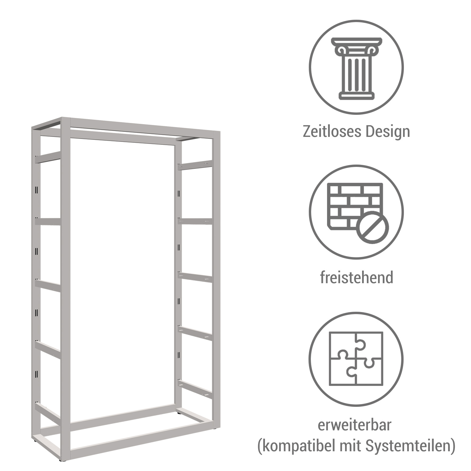 Ladenbauregal Venezia 185 5FB Bild 3