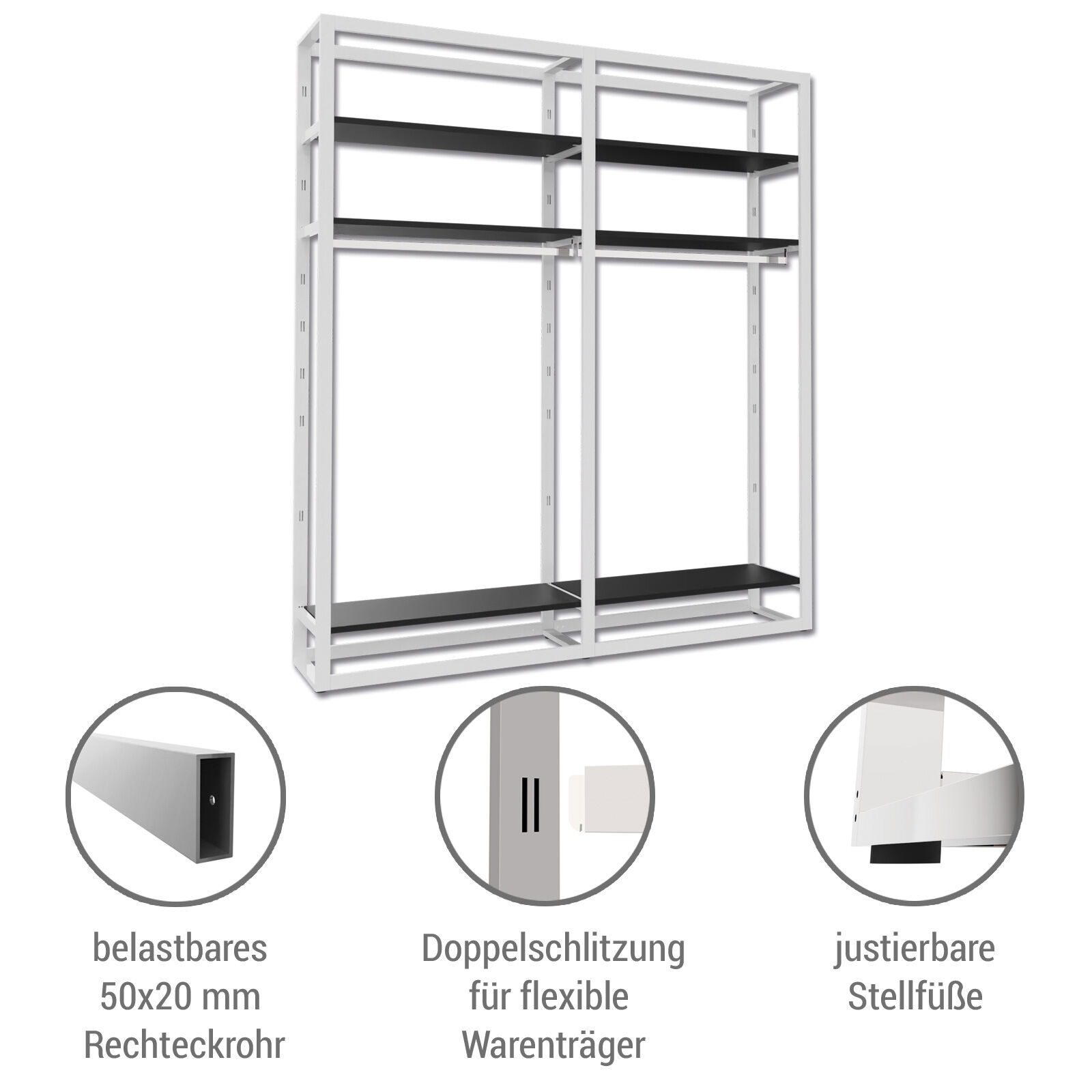 Ladenbausystem Venezia 6 FB 2 TS, Breite 214 cm Bild 3