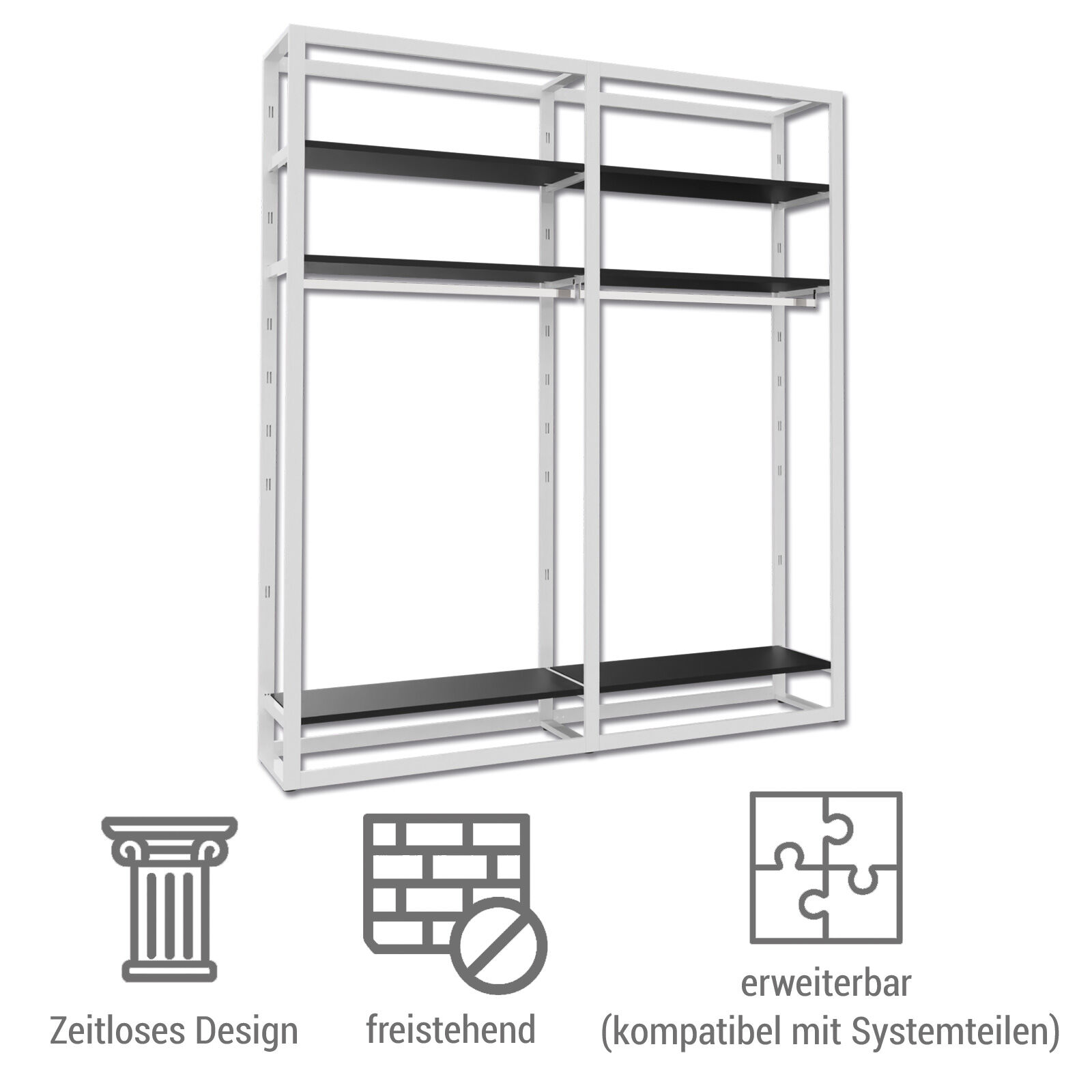 Ladenbausystem Venezia 6 FB 2 TS, Breite 214 cm Bild 5