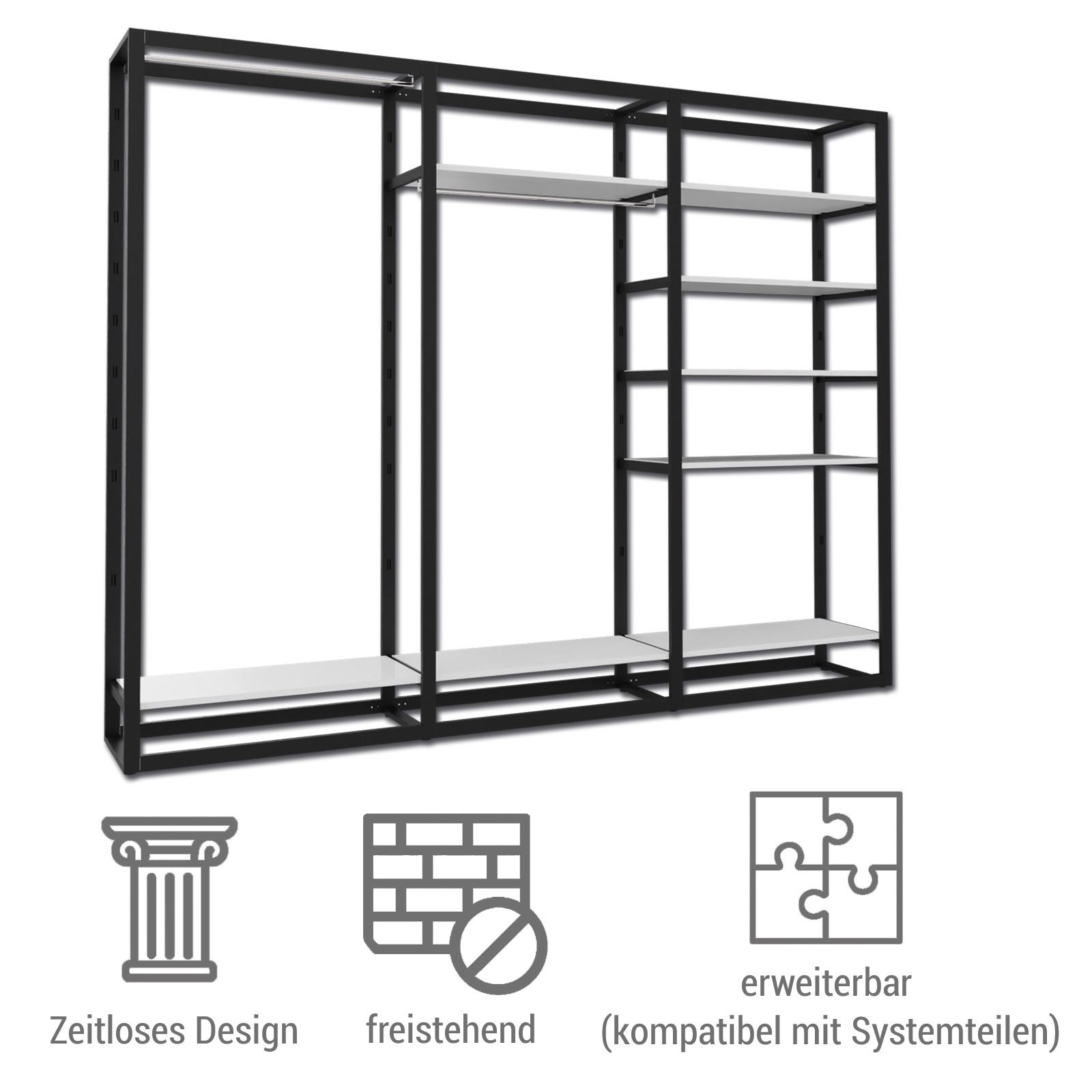 Ladenbausystem Venezia 8 FB 2 TS, Breite 320 cm Bild 5
