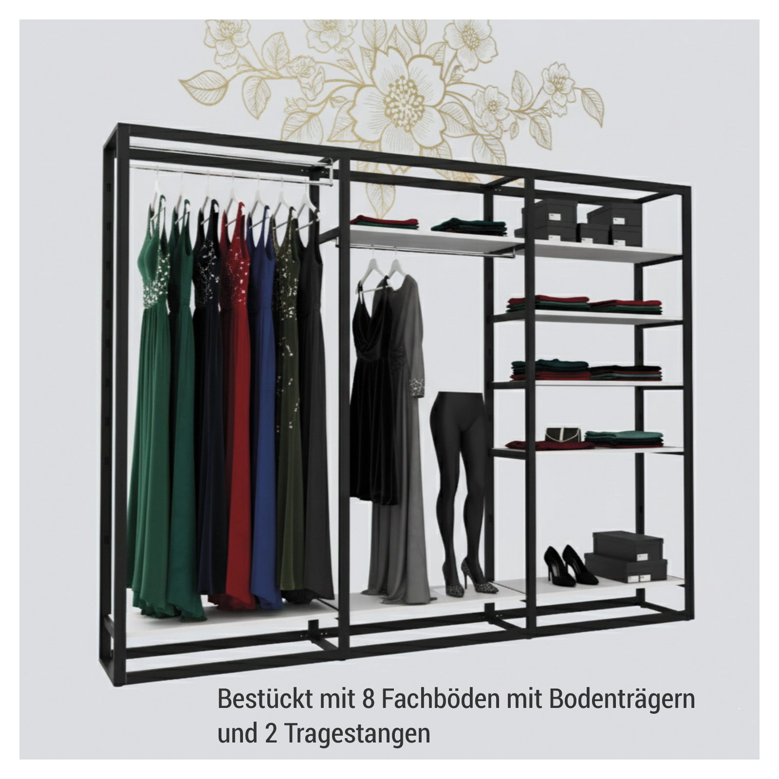 Ladenbausystem Venezia 8 FB 2 TS, Breite 320 cm Bild 4