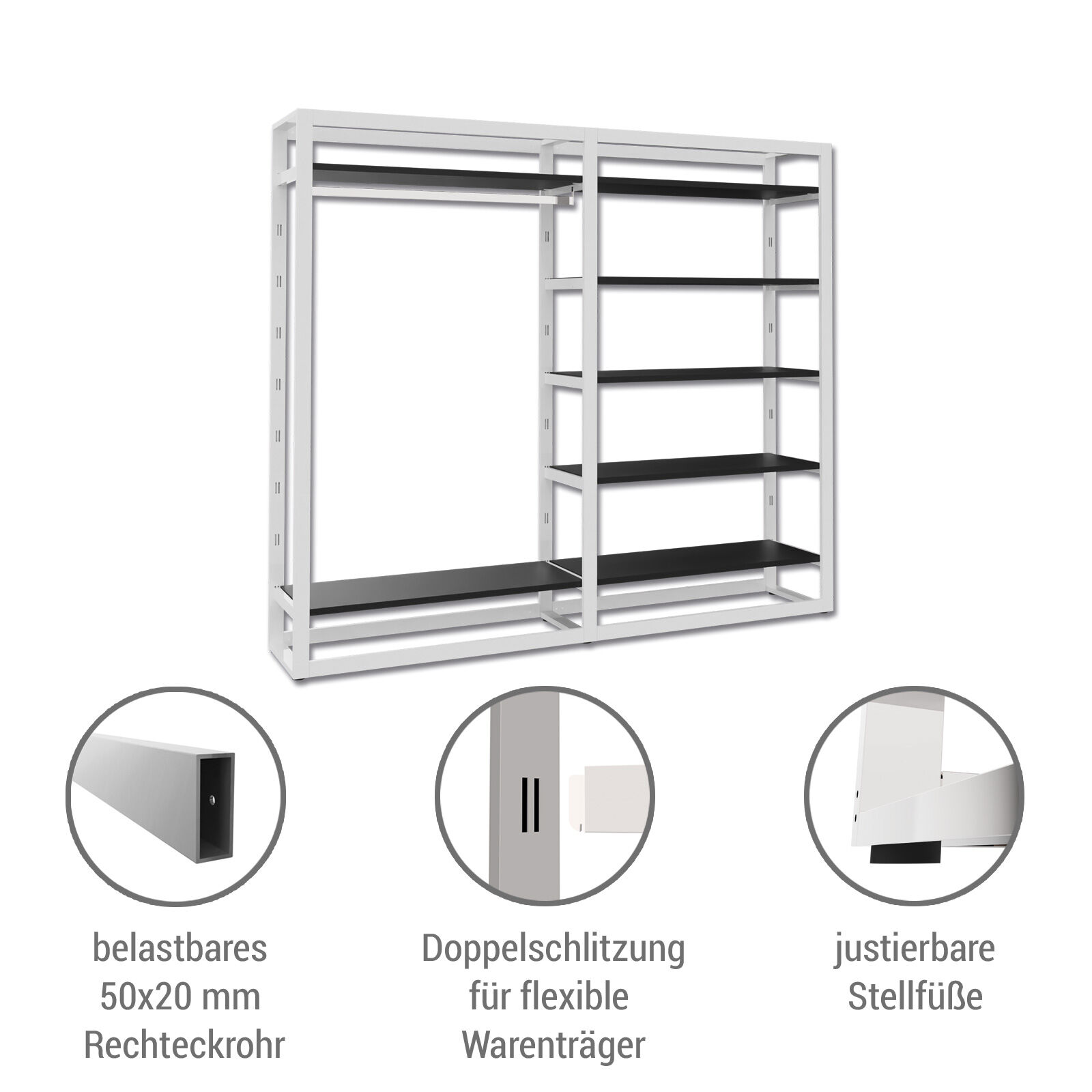 Ladenbausystem Venezia 7 FB 2 TS, Breite 214 cm Bild 3