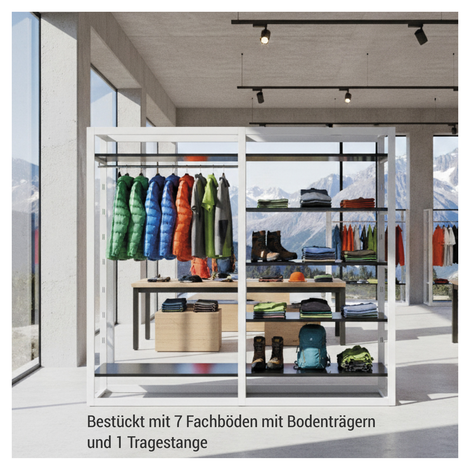 Ladenbausystem Venezia 7 FB 2 TS, Breite 214 cm Bild 4