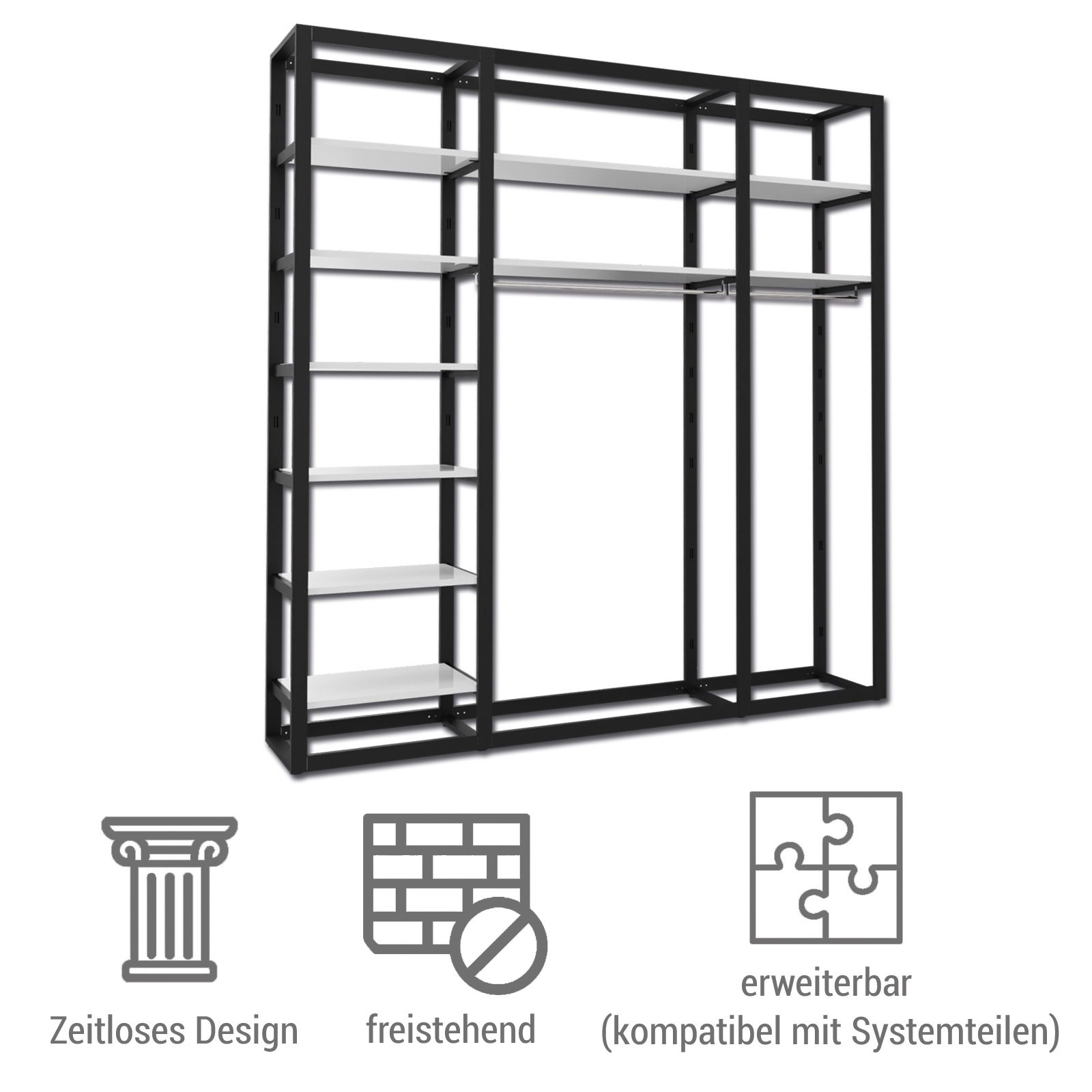 Ladenbausystem Venezia 10 FB 2 TS, Breite 222 cm Bild 5