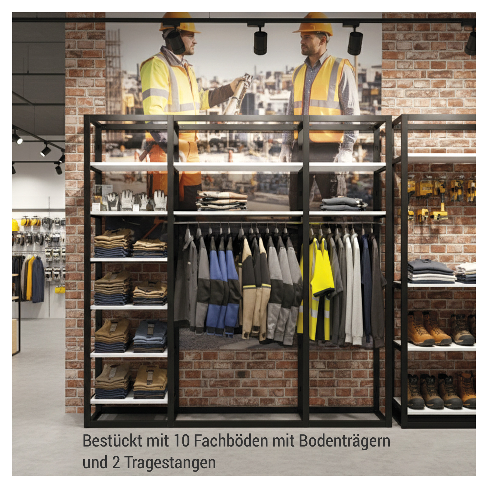 Ladenbausystem Venezia 10 FB 2 TS, Breite 222 cm Bild 4
