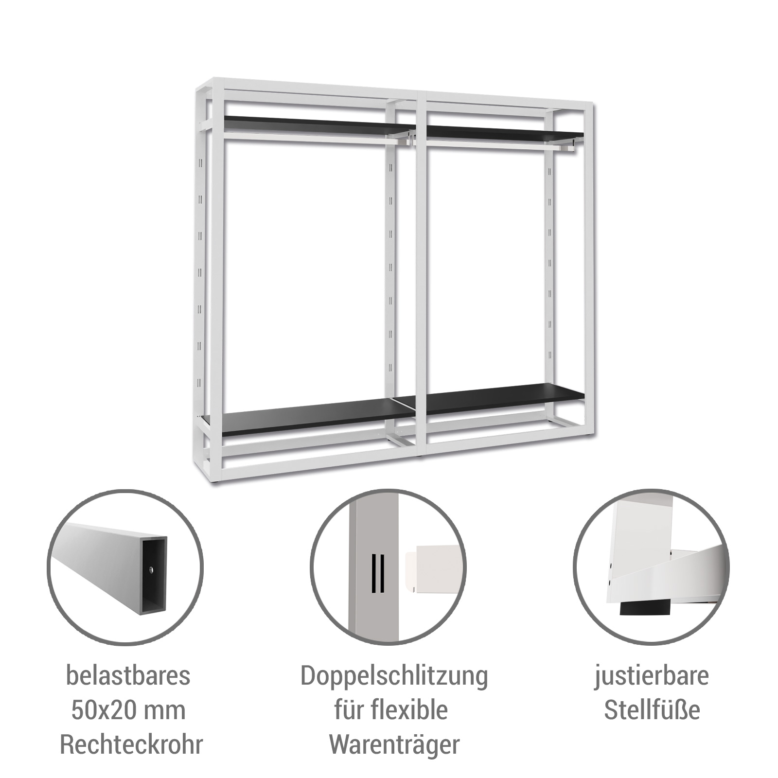 Ladenbausystem Venezia 4 FB 2 TS, Breite 214 cm Bild 3