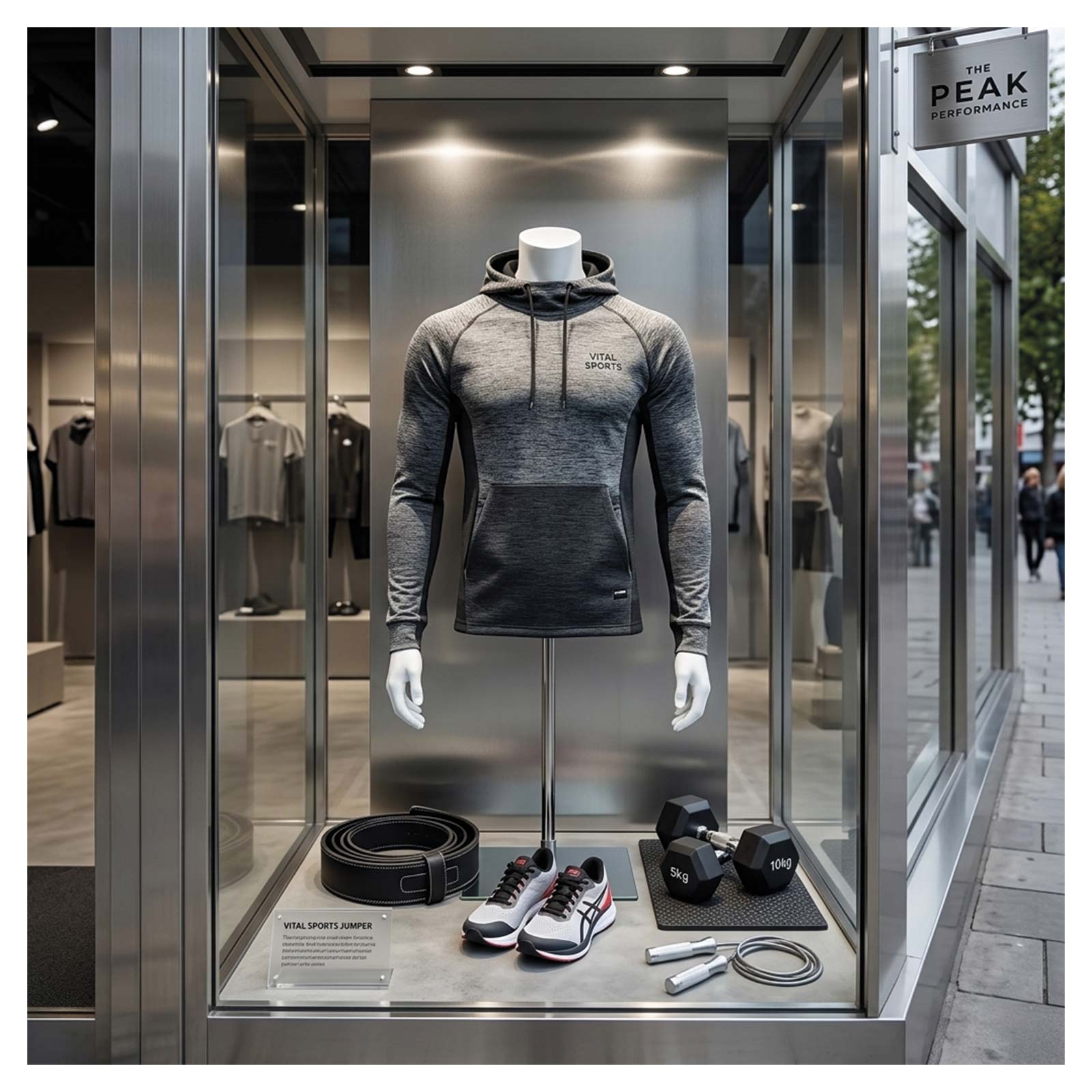 Herrentorso Keno, wei� Bild 2