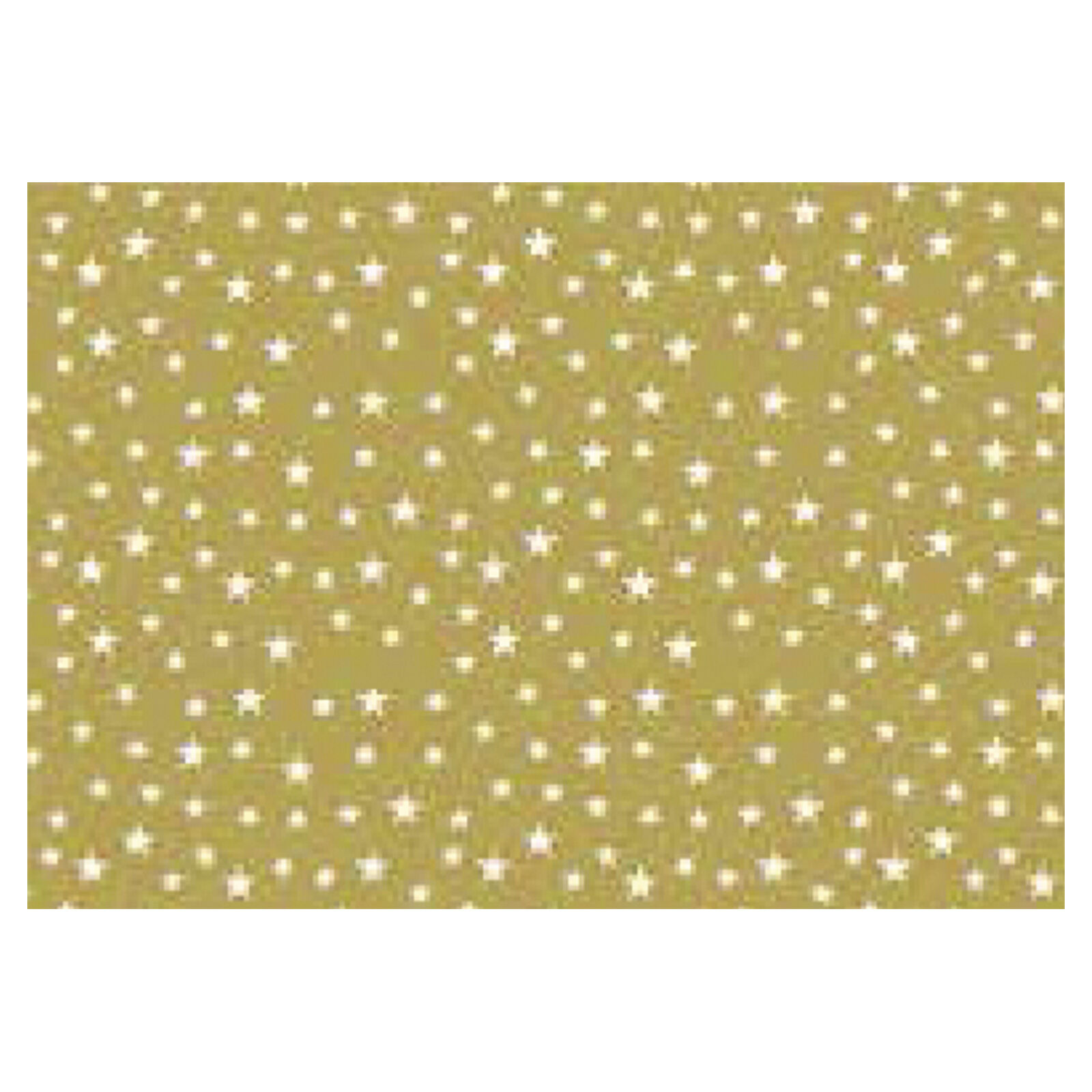 Weihnachtsgeschenkpapier Goldstar, 50cm:100m