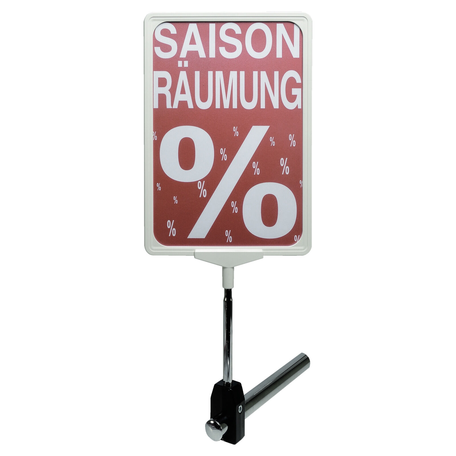 Plakatrahmen DIN A4, mit Rundrohrhalter Bild 2