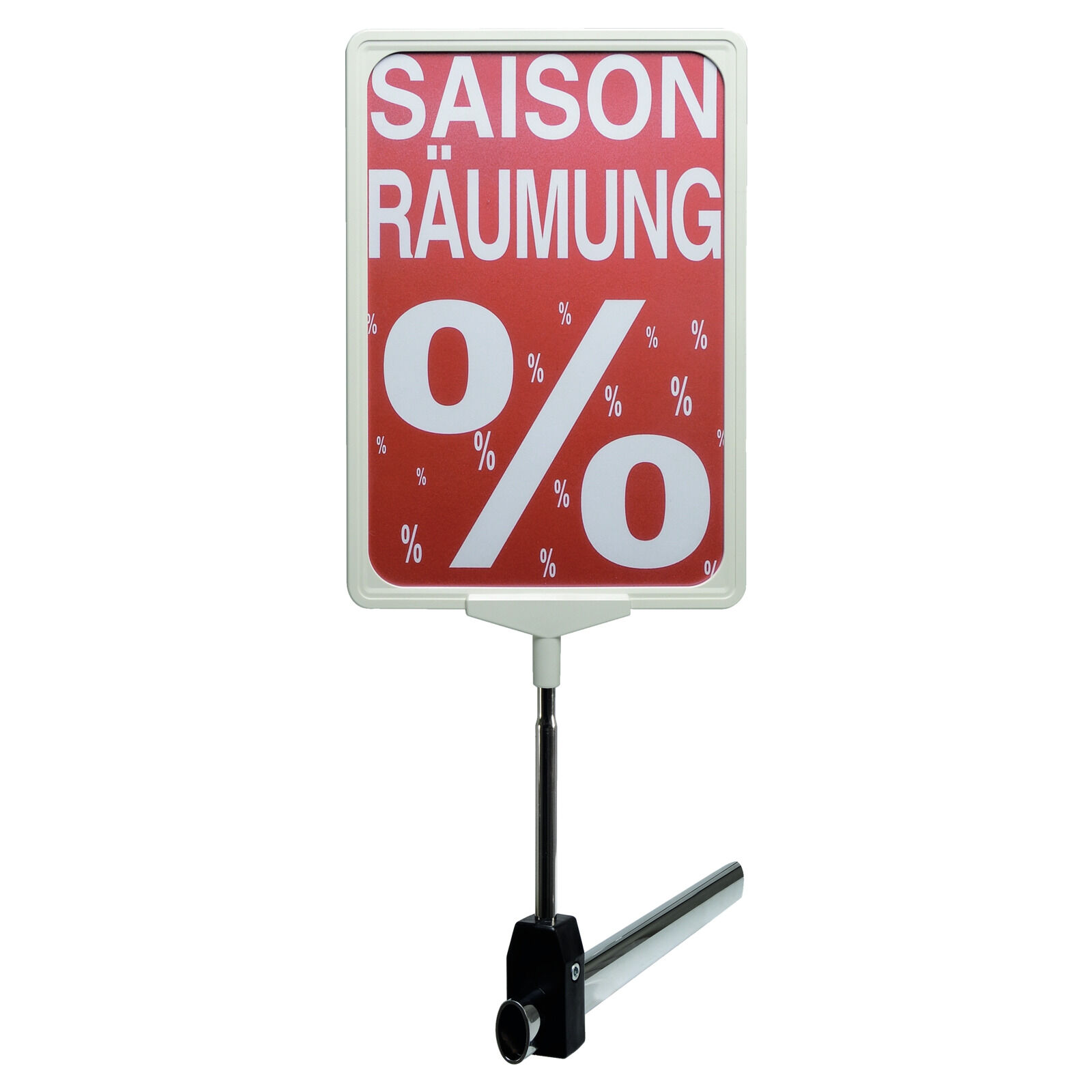 Plakatrahmen DIN A4, mit Ovalrohrhalter Bild 2