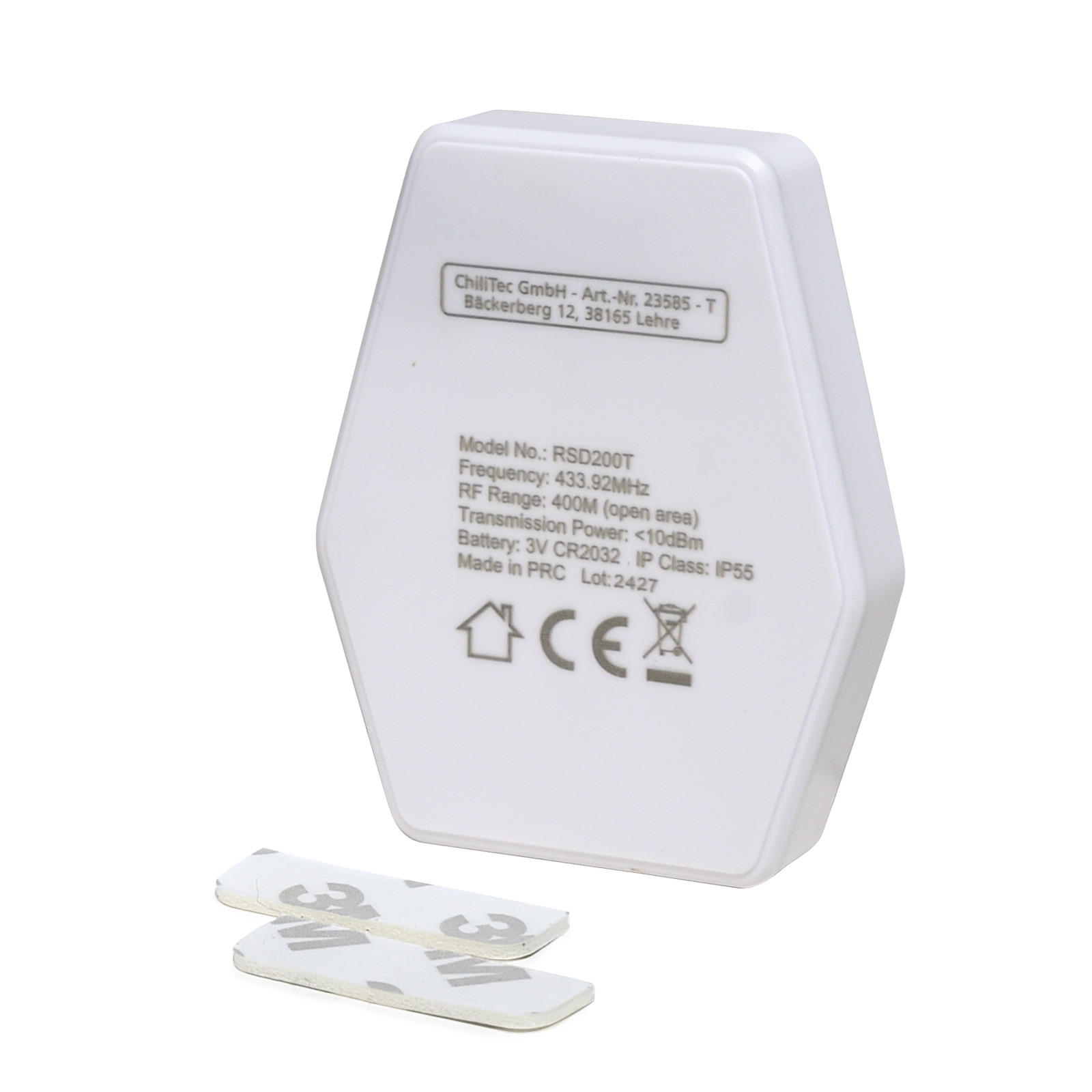 Funk-Klingeltaster Pilota Porta Batteriebetrieb, IP55 Bild 2