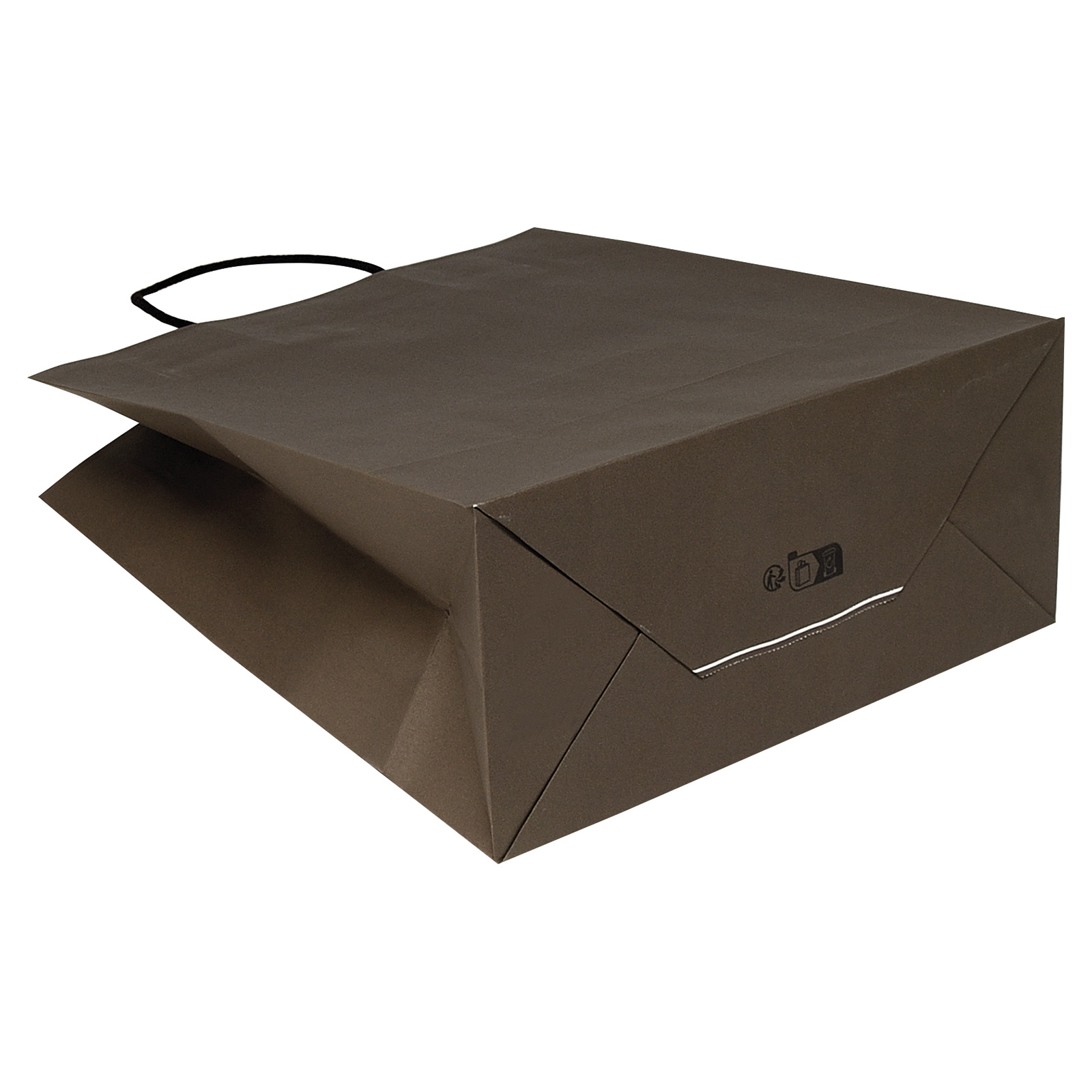 Papiertasche Milano Caf mit Textilkordel Bild 5