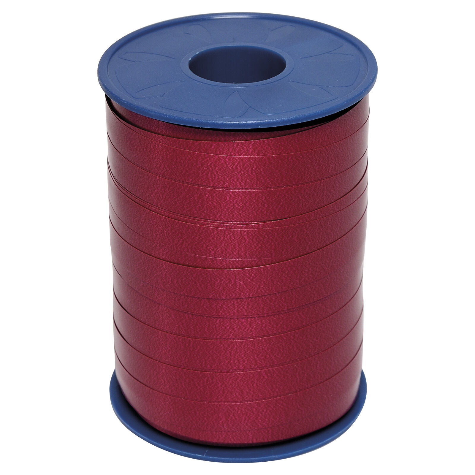 Kr�uselband 10mm:250m weinrot