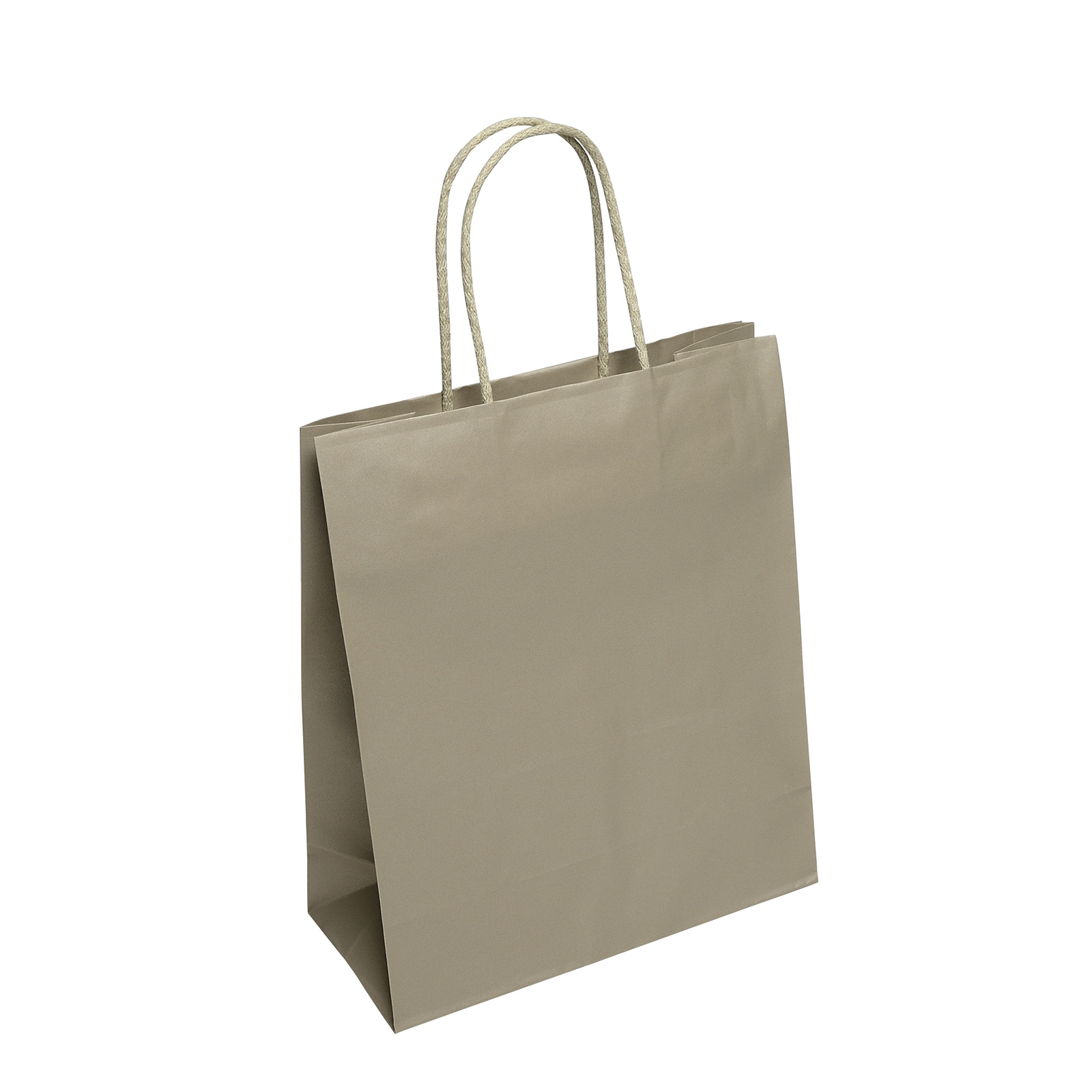 Papiertasche Milano Platino mit Textilkordel Bild 2