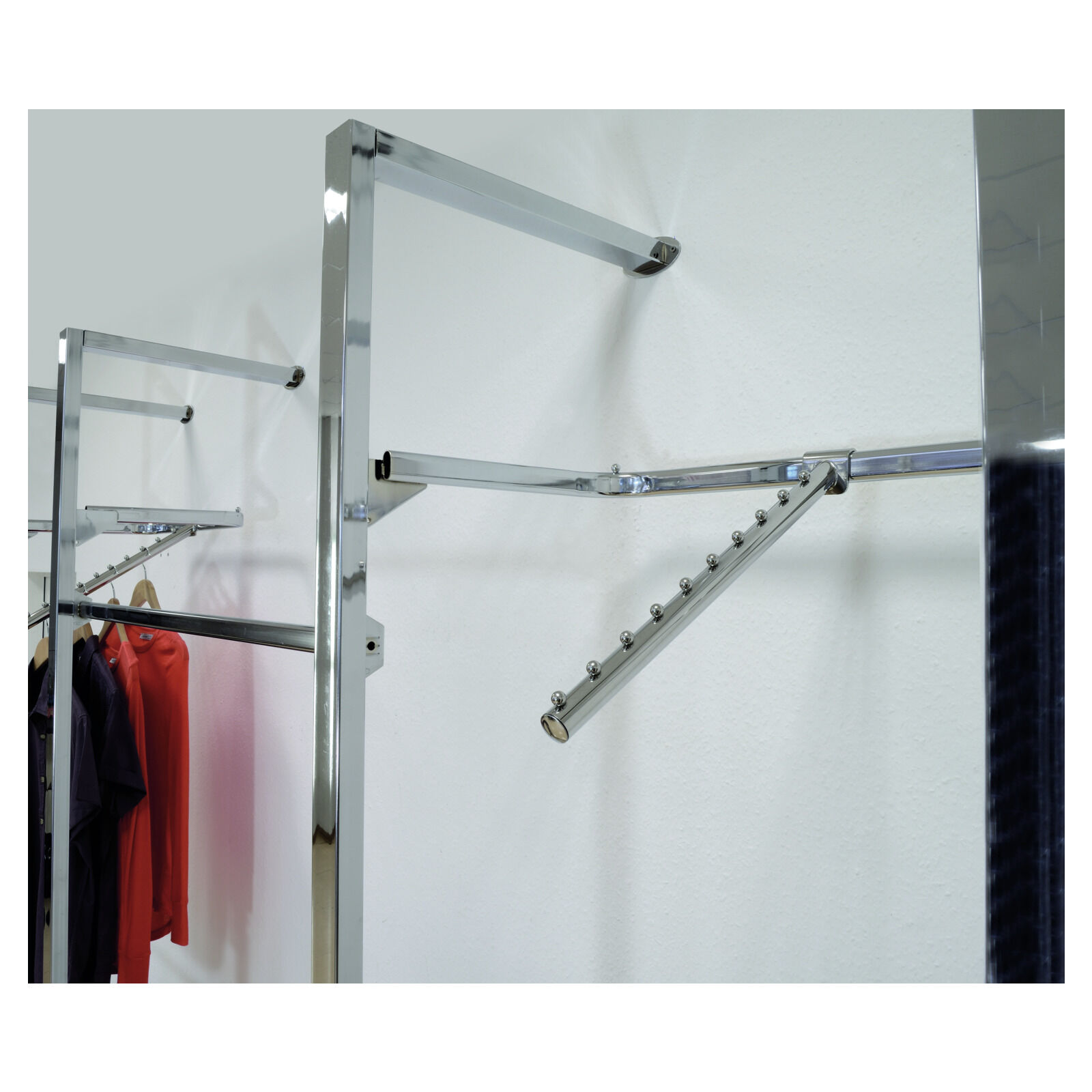 Ladeneinrichtung Easy-Back 225 cm breit mit Warentrger Bild 2