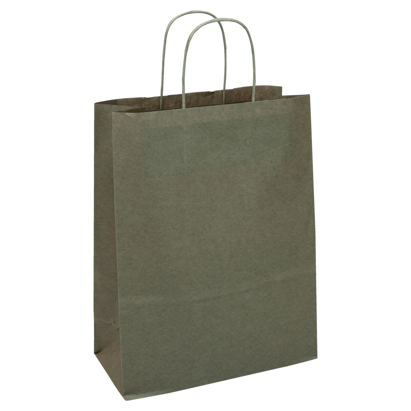 Papiertragetasche braun mit Kordel Bild 2