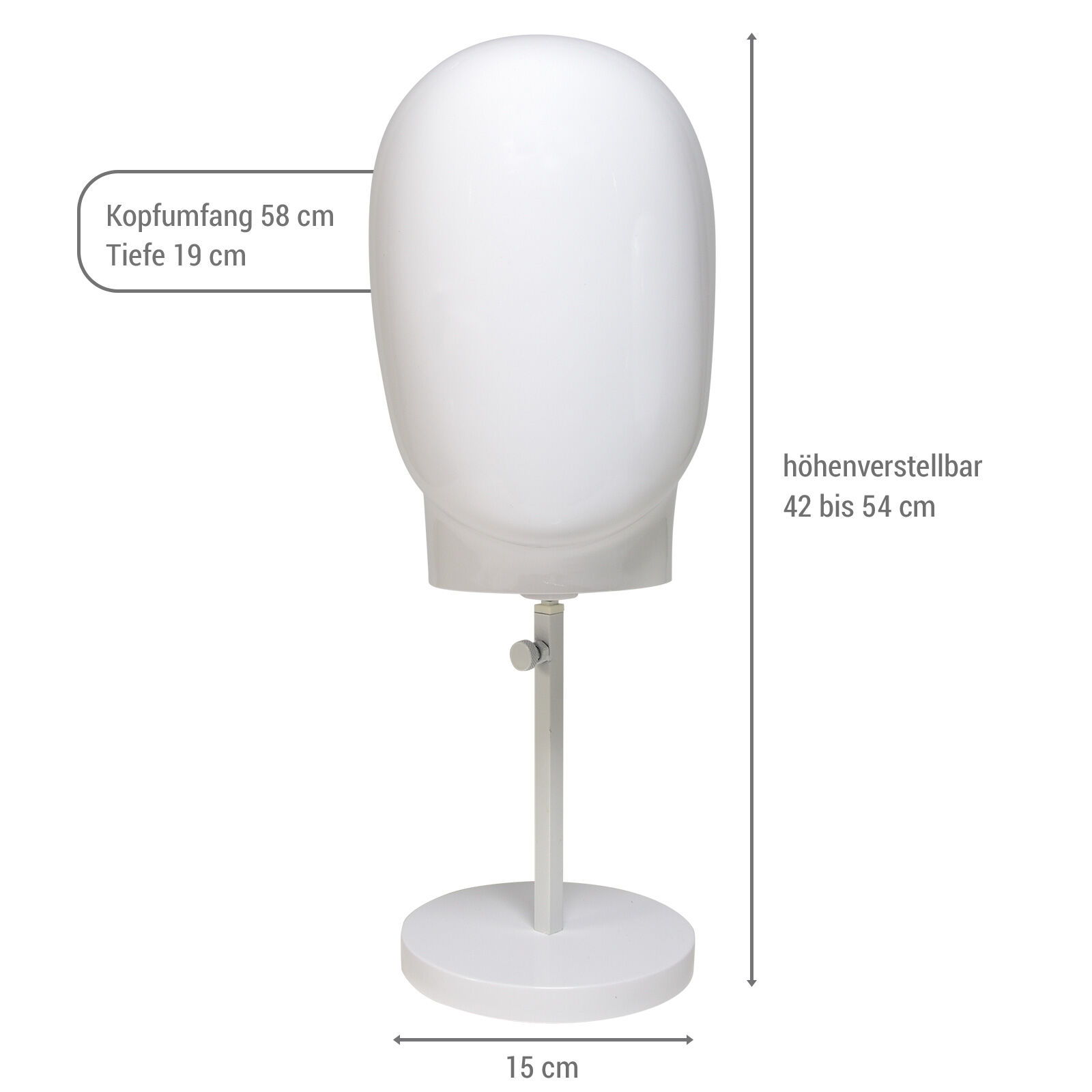 Dekokopf Neutralis, glanzwei Bild 4