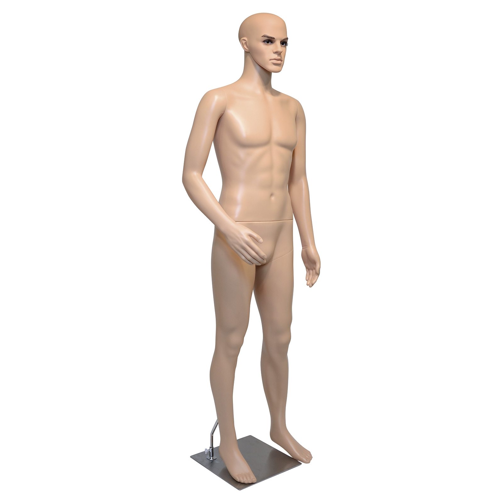 Herrenfigur 1 mit Make-up, hautfarben Bild 2