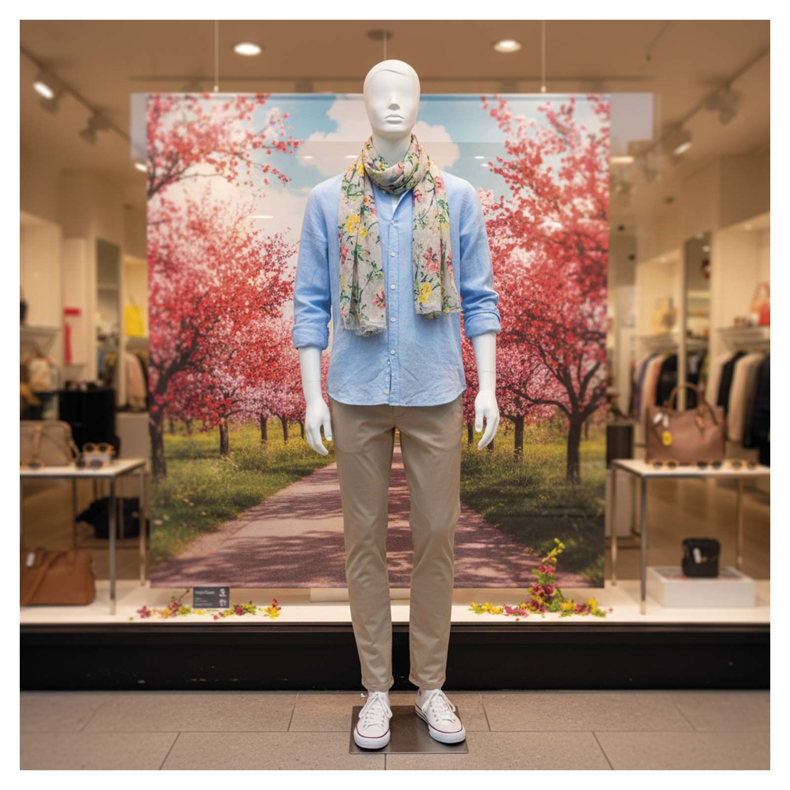 Schaufensterpuppe Sensation Semi-Abstrakt, Herr Pos. 1, wei� Bild 2