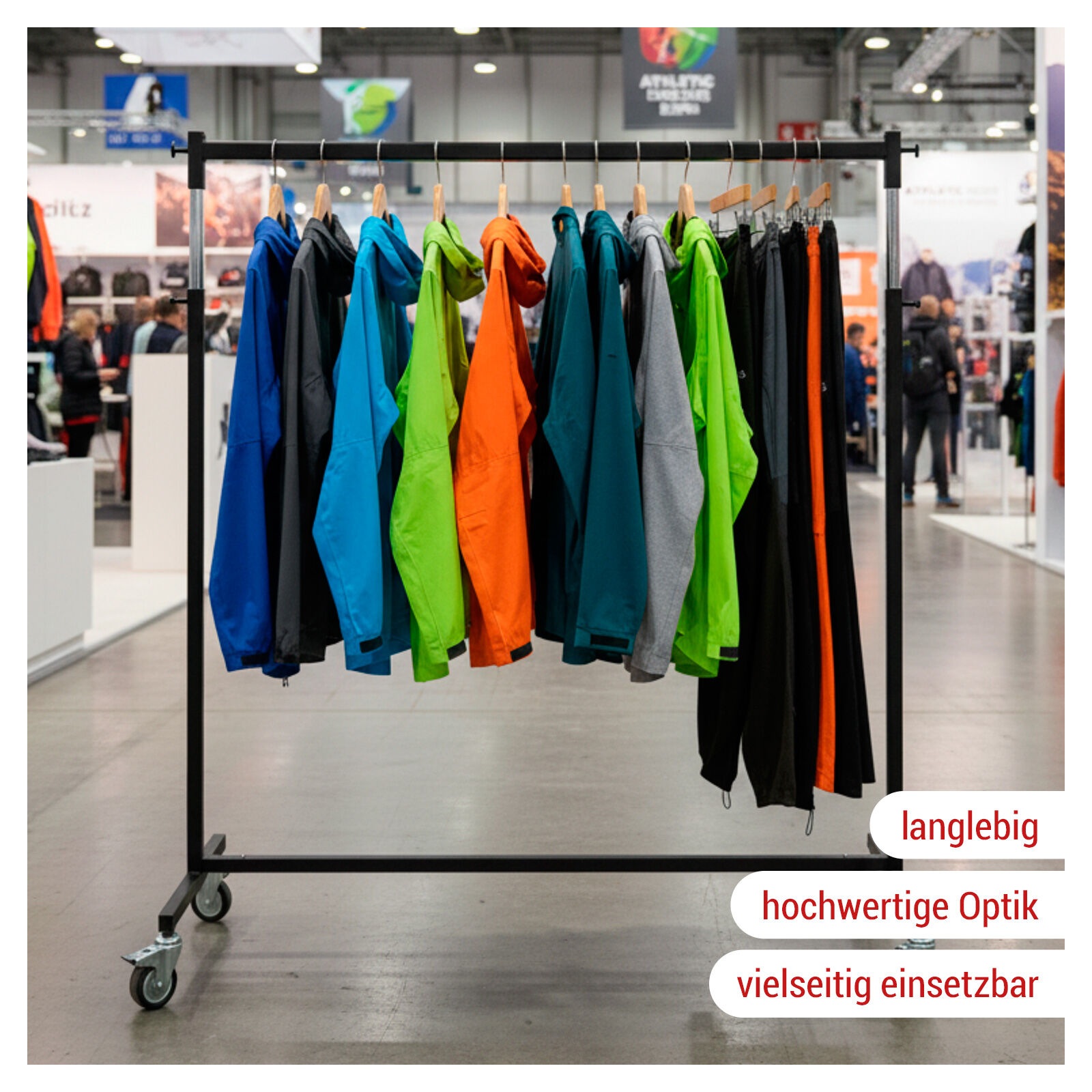 Rollstnder Sina, schwarz Bild 2