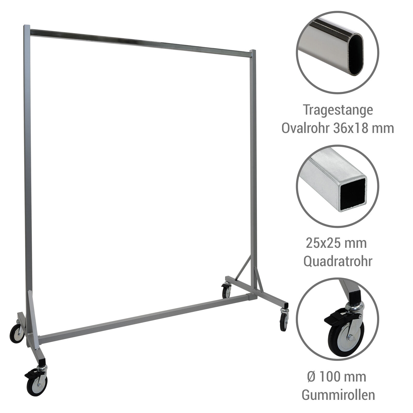 Industriestnder, silbergrau Bild 4