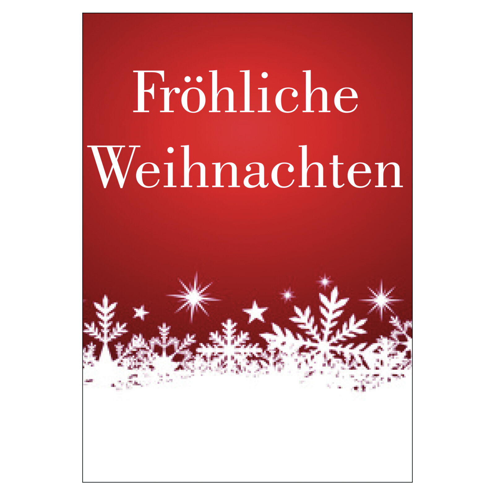 Plakat Fröhliche Weihnachten DIN A1 DekoPlakate Weihnachten