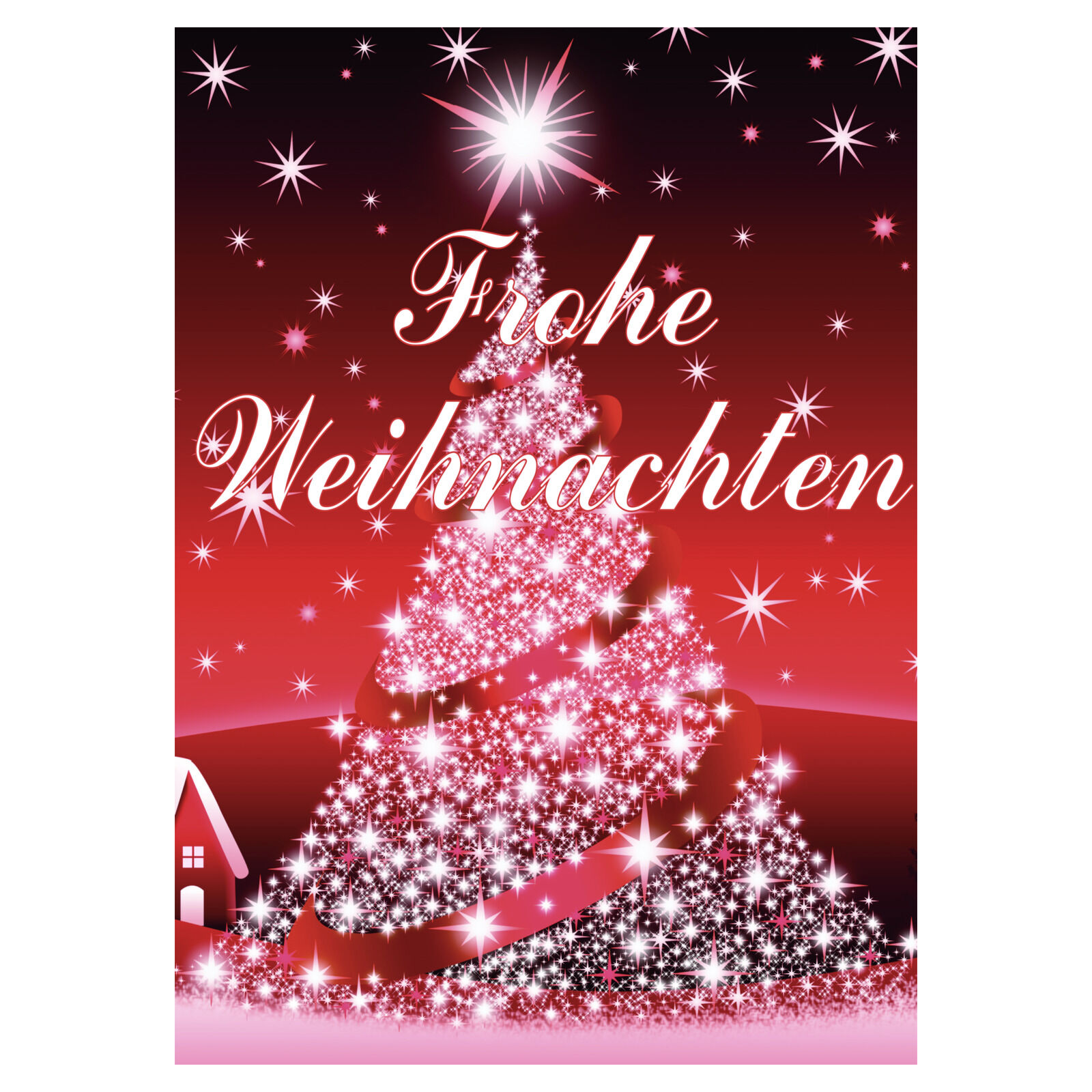 Plakat Frohe Weihnachten Din A1 Schaufensterdekoration