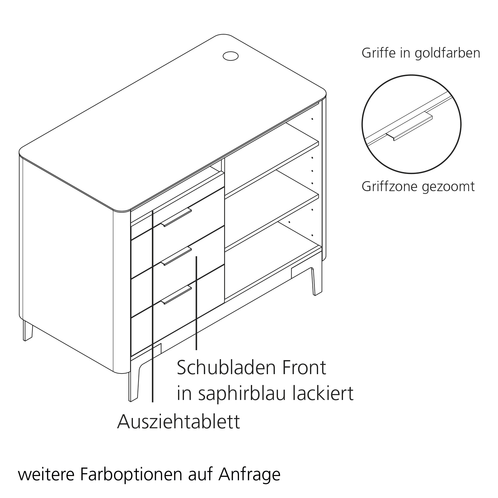 Counter Bird saphir-blau Bild 4