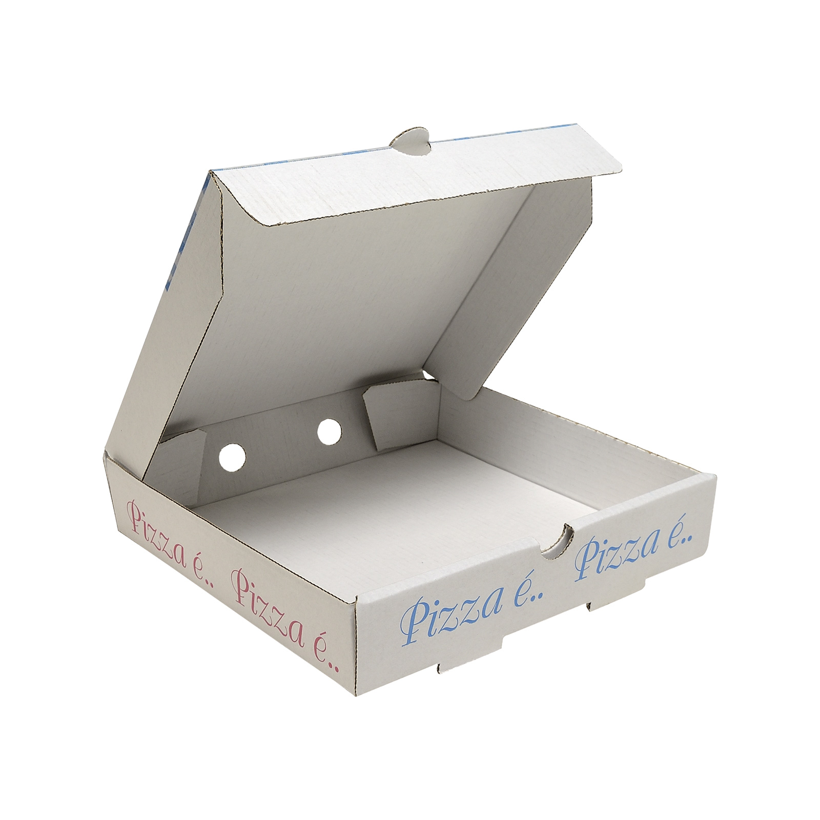 Pizzakarton 20x20x4 cm wei, VE 100 Stck Bild 5