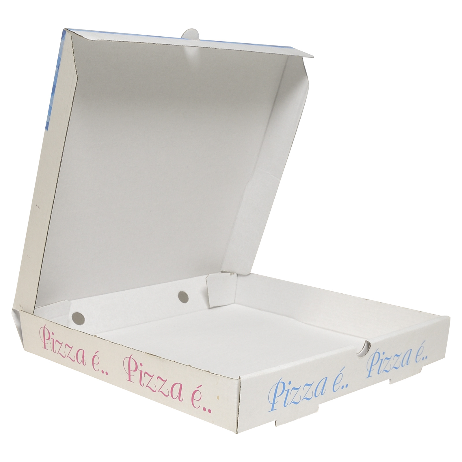 Pizzakarton 28x28x4 cm wei, VE 100 Stck Bild 3