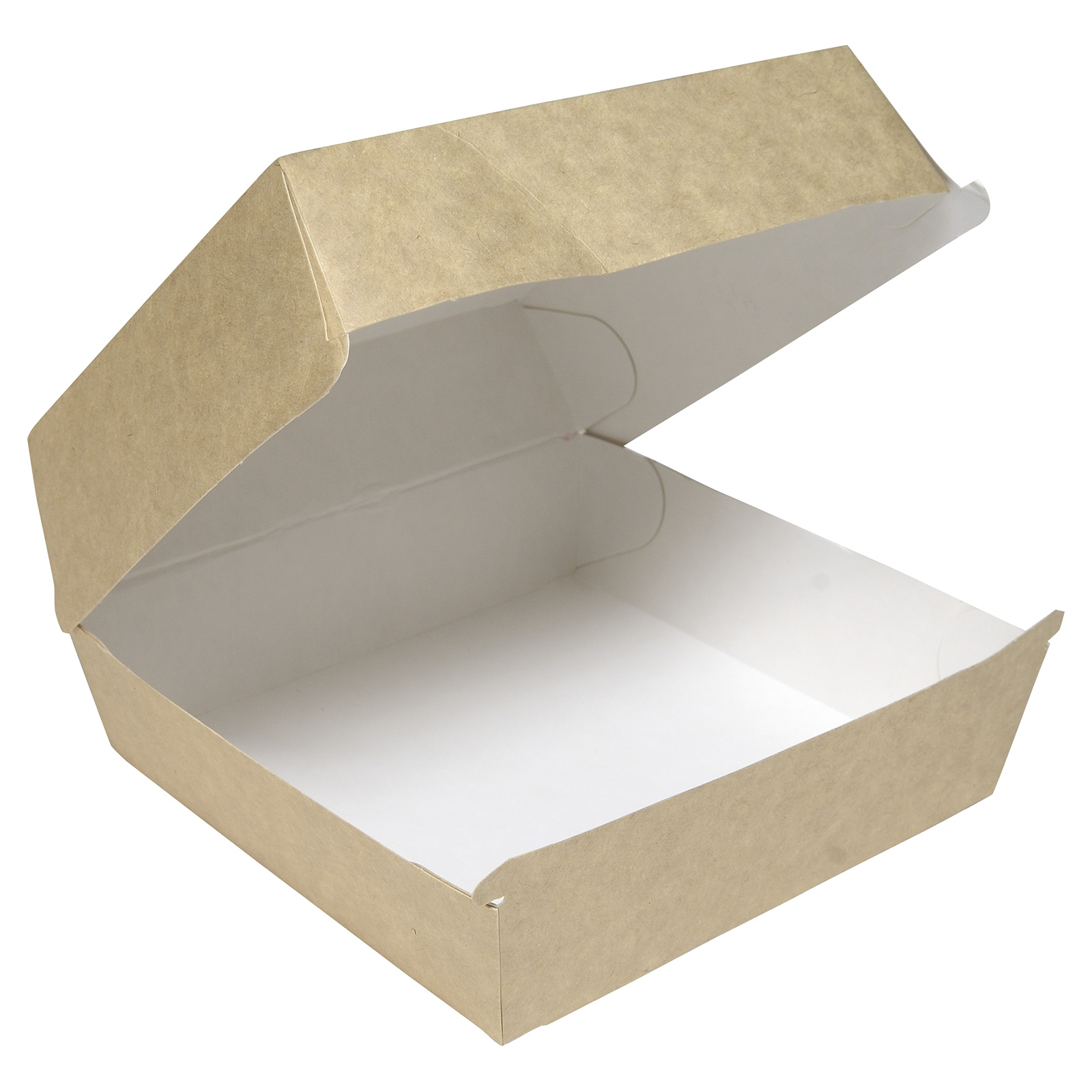Burger-Box Gro braun 14,5x14,5x8, VE 100 Stck Bild 4
