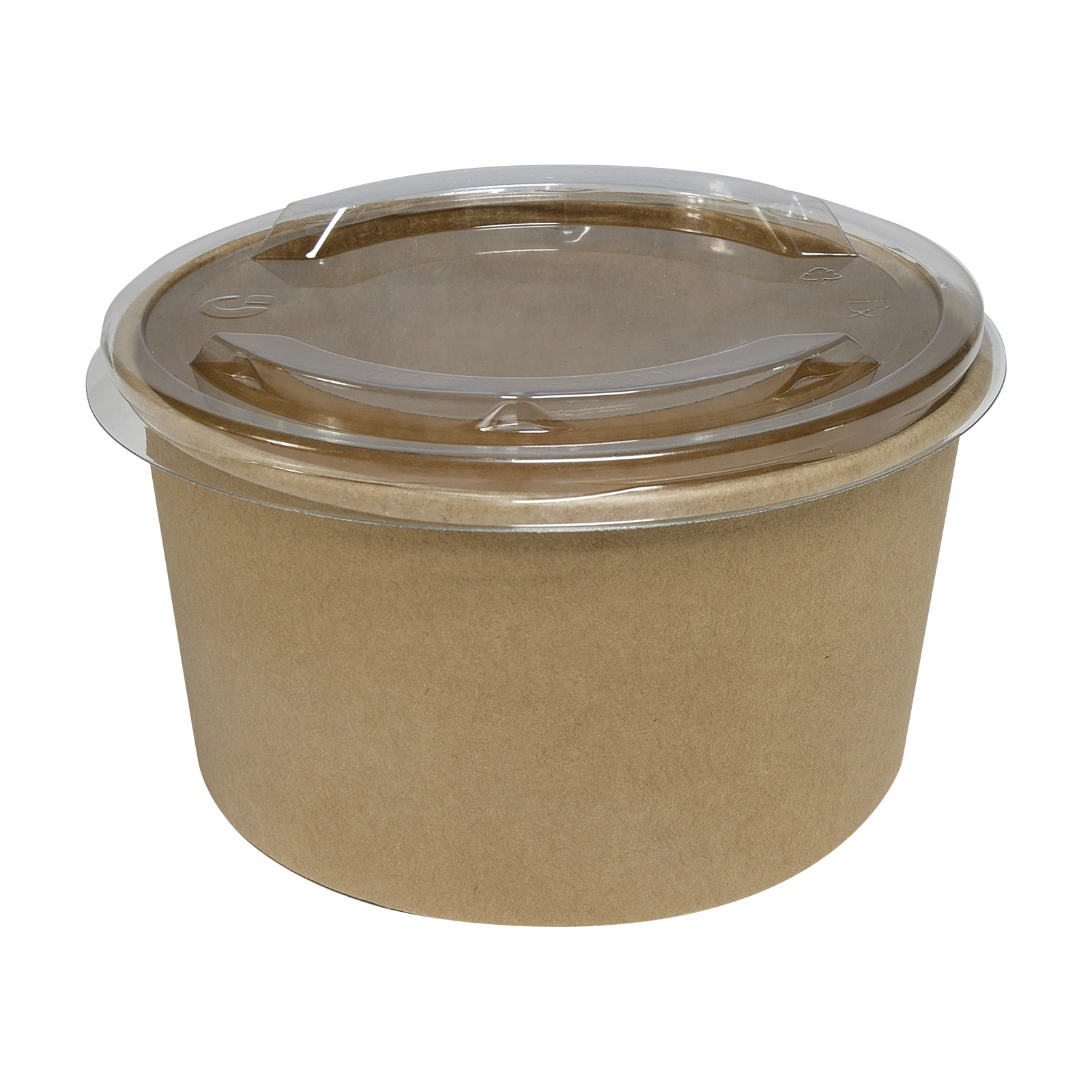 Salatbox braun 1000 ml rund Pappe, VE 50 Stck Bild 5