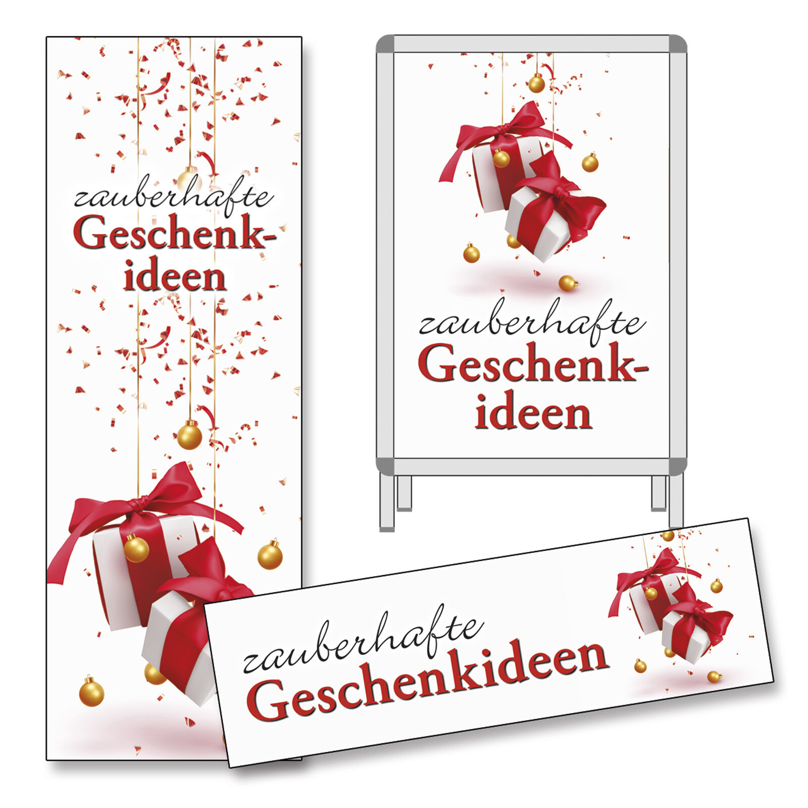 Deko-Sortiment zauberhafte Geschenkideen, 3-teilig