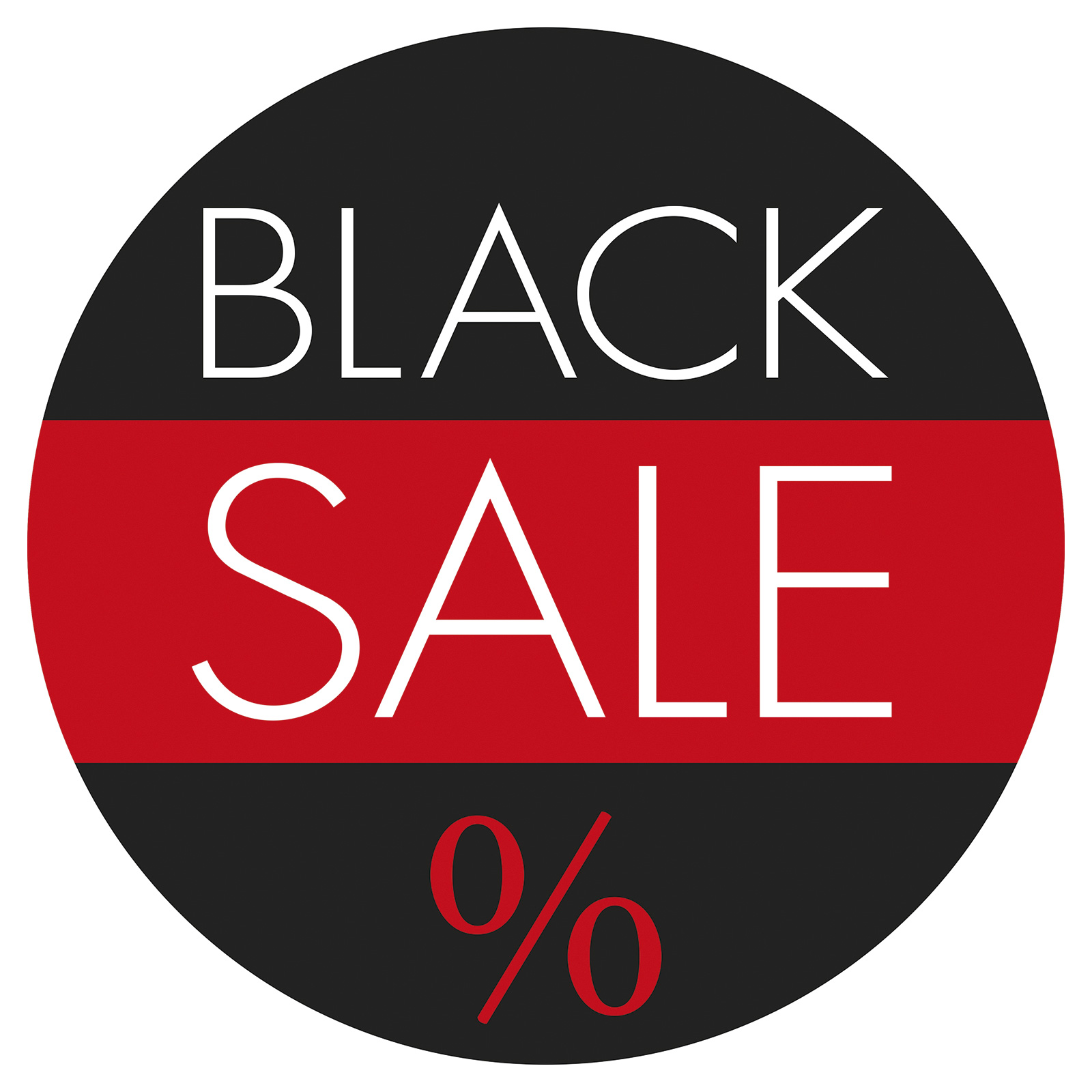 Ankleber Black Sale %,  32 cm