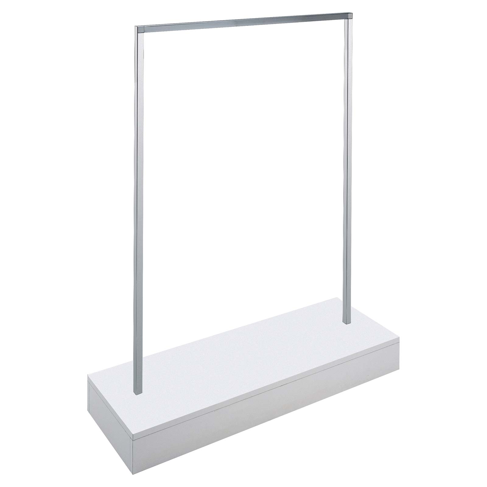 Mittelraumst�nder Steel mit Sockelpodest