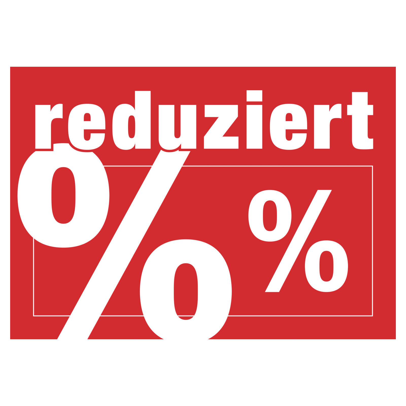 Plakatstreifen "Räumungsverkauf" für Sale Reduziert  Räumungsverkauf Aktionen 