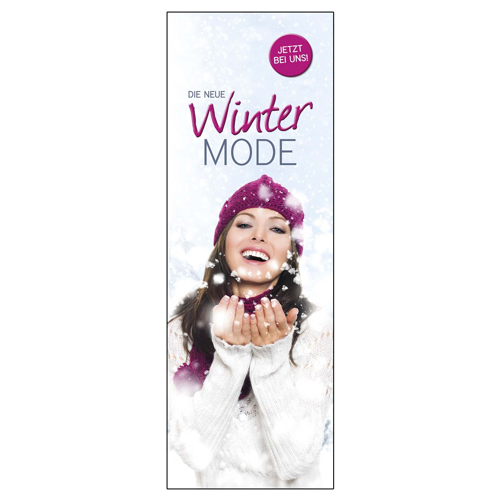 Langbahn Die neue Winter-Mode, 48x138 cm
