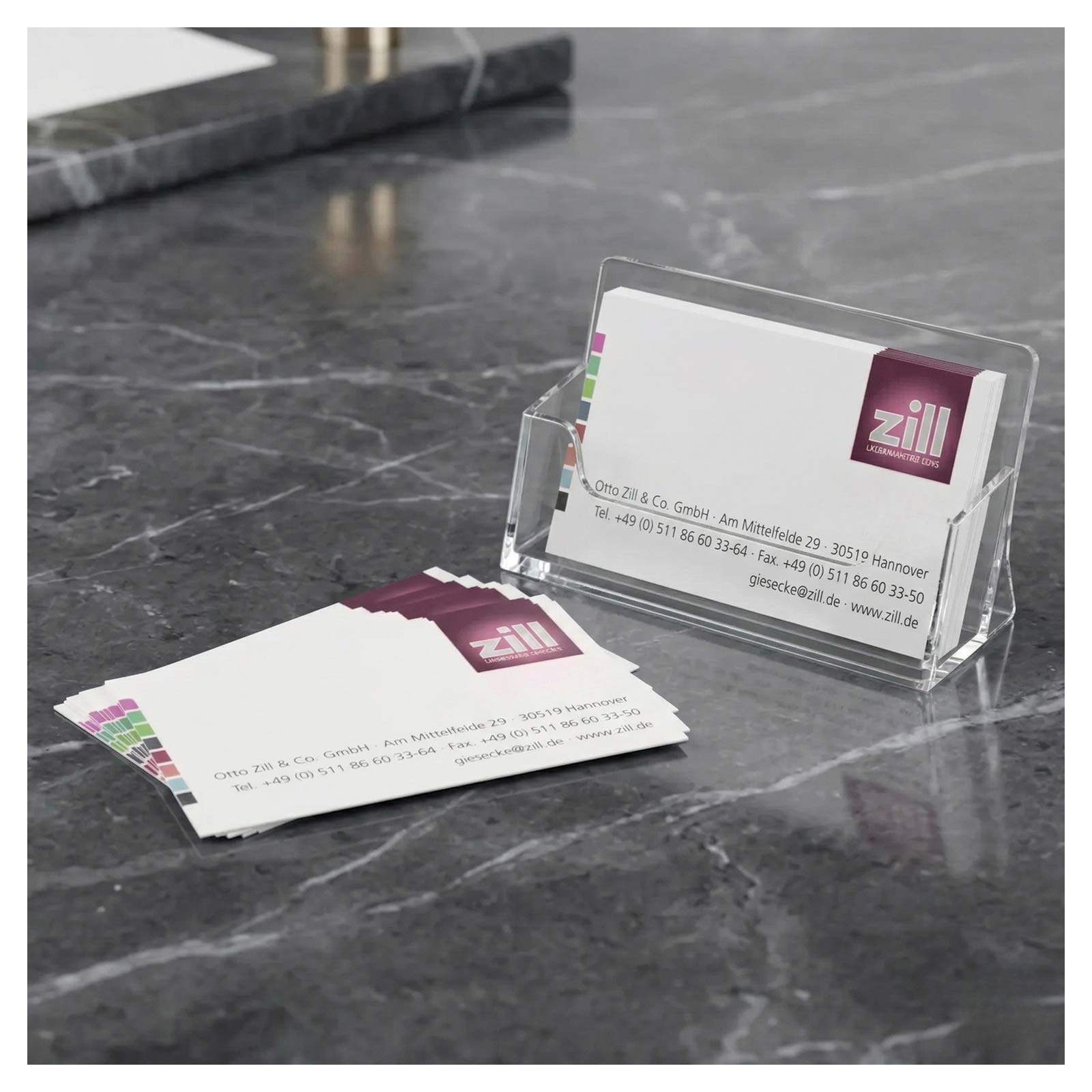 Tisch-Visitenkartenhalter, einfach