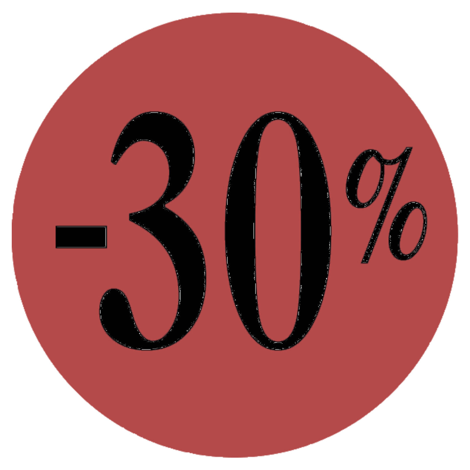 1000 Etiketten ...% leuchtrot/schwarz Bild 2