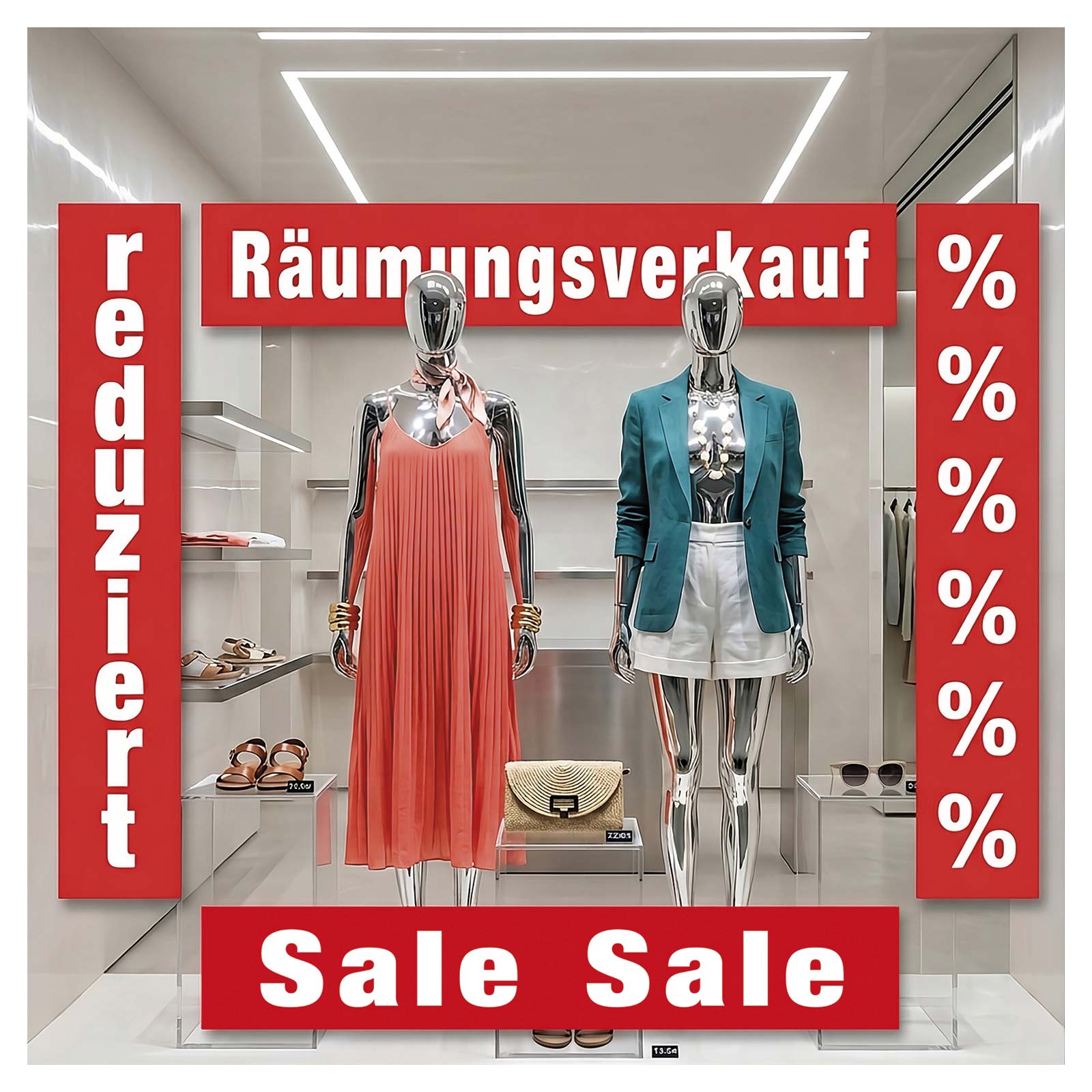 Aufkleber-Plakatstreifen 84x15 cm Bild 2