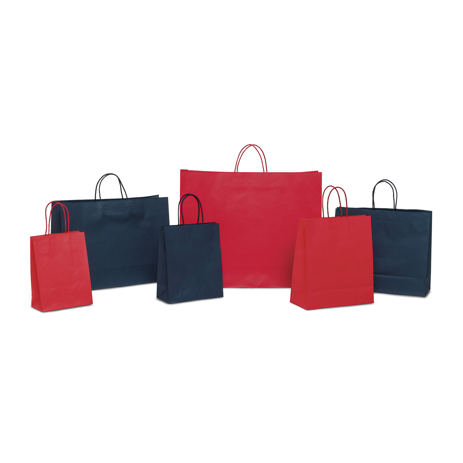 Papiertasche Milano Classic mit Textilkordel