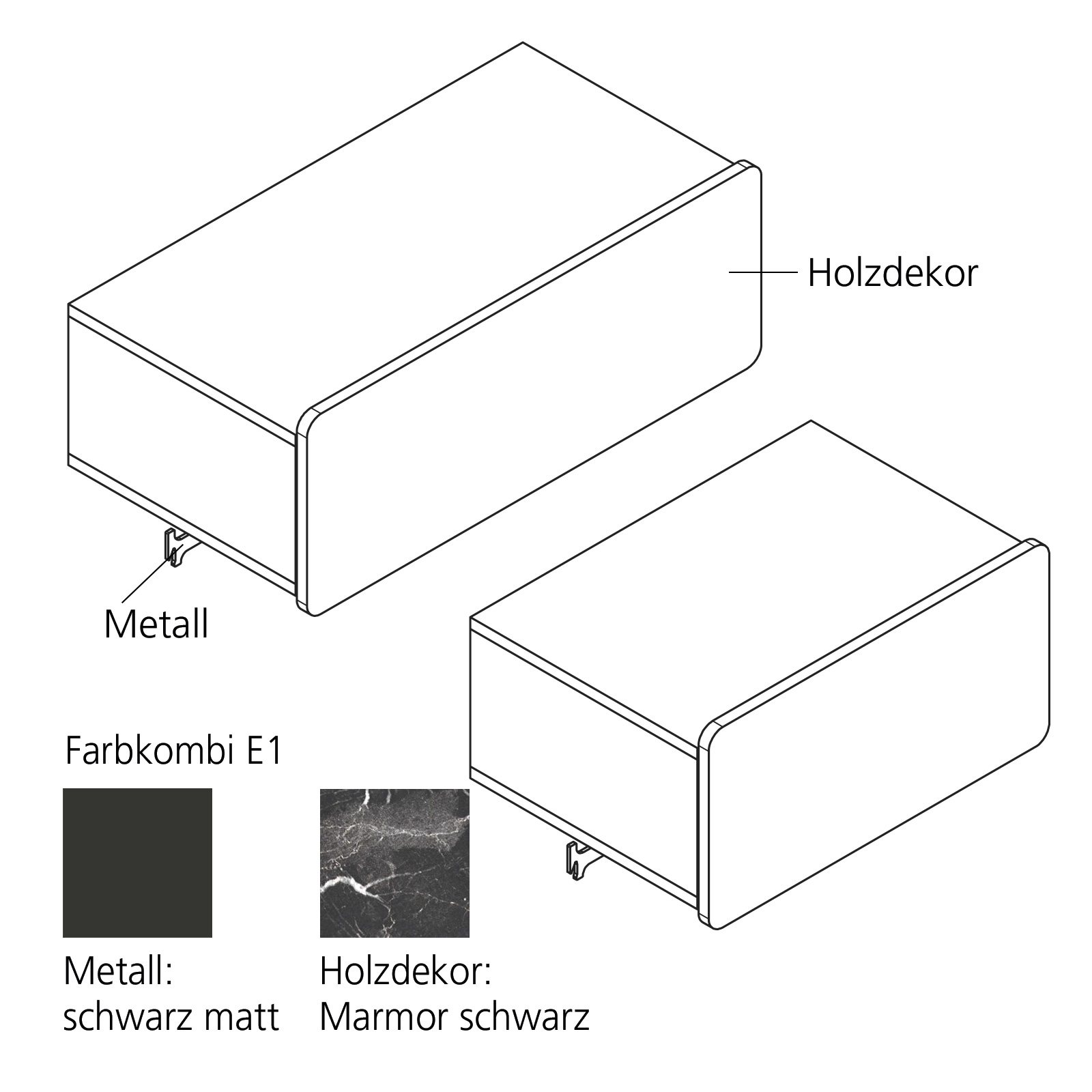 Schubladenelement essence Bild 2