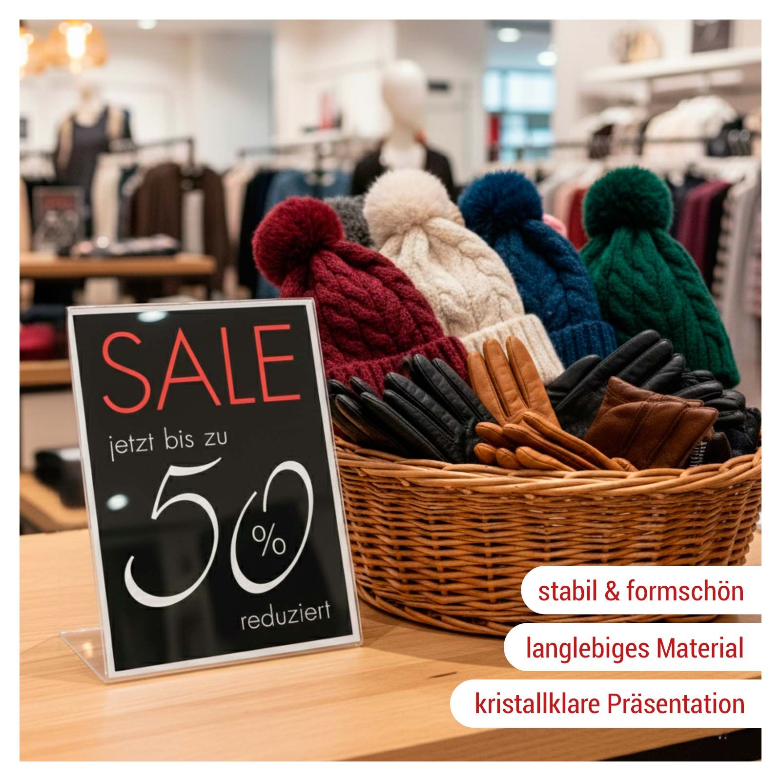 Acrylglas-St�nder in DIN-Formaten Bild 2